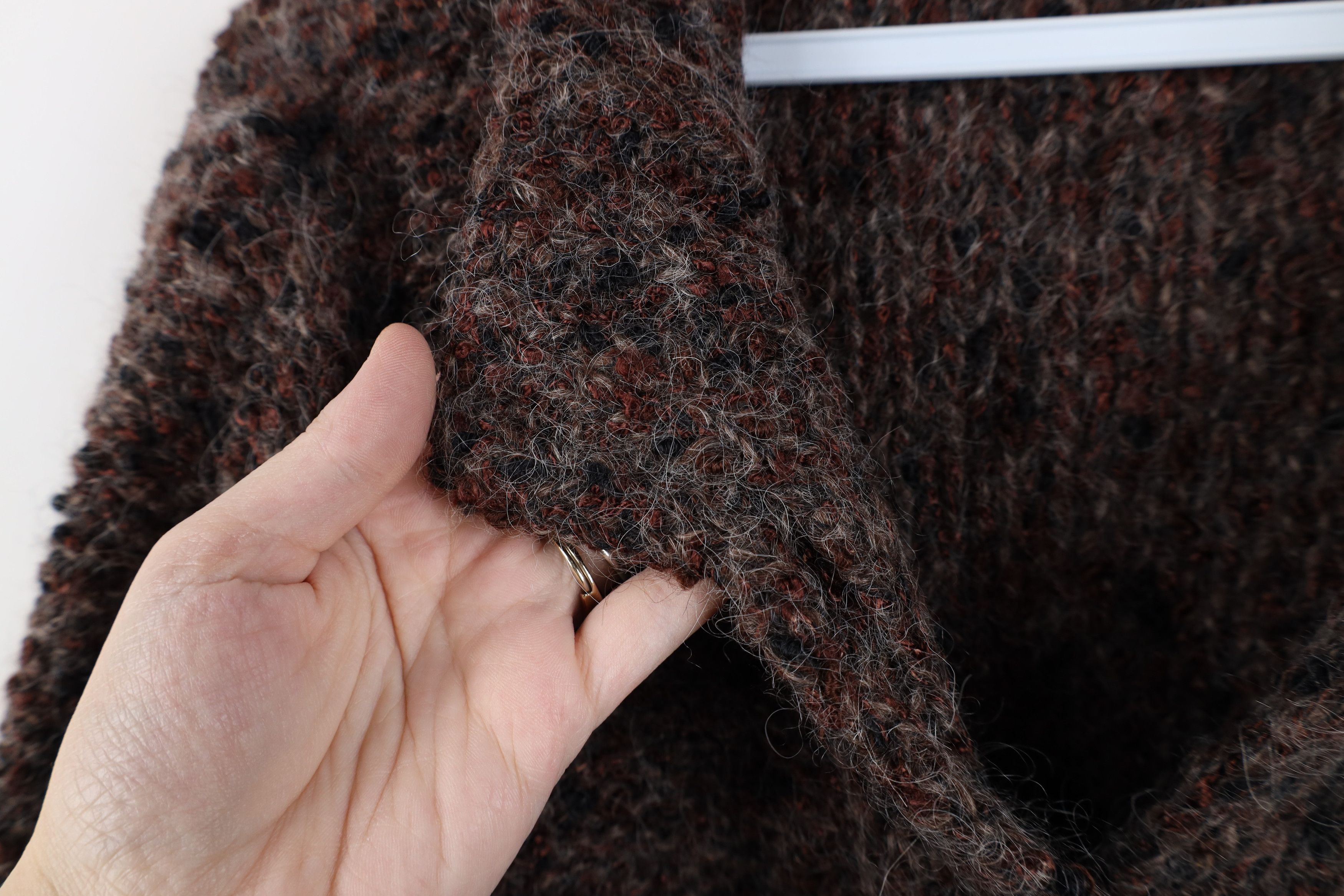 Vintage Vintage 60s Streetwear Mohair Wool Knit Collared Sweater Size S / US 4 / IT 40 - 5 Thumbnail