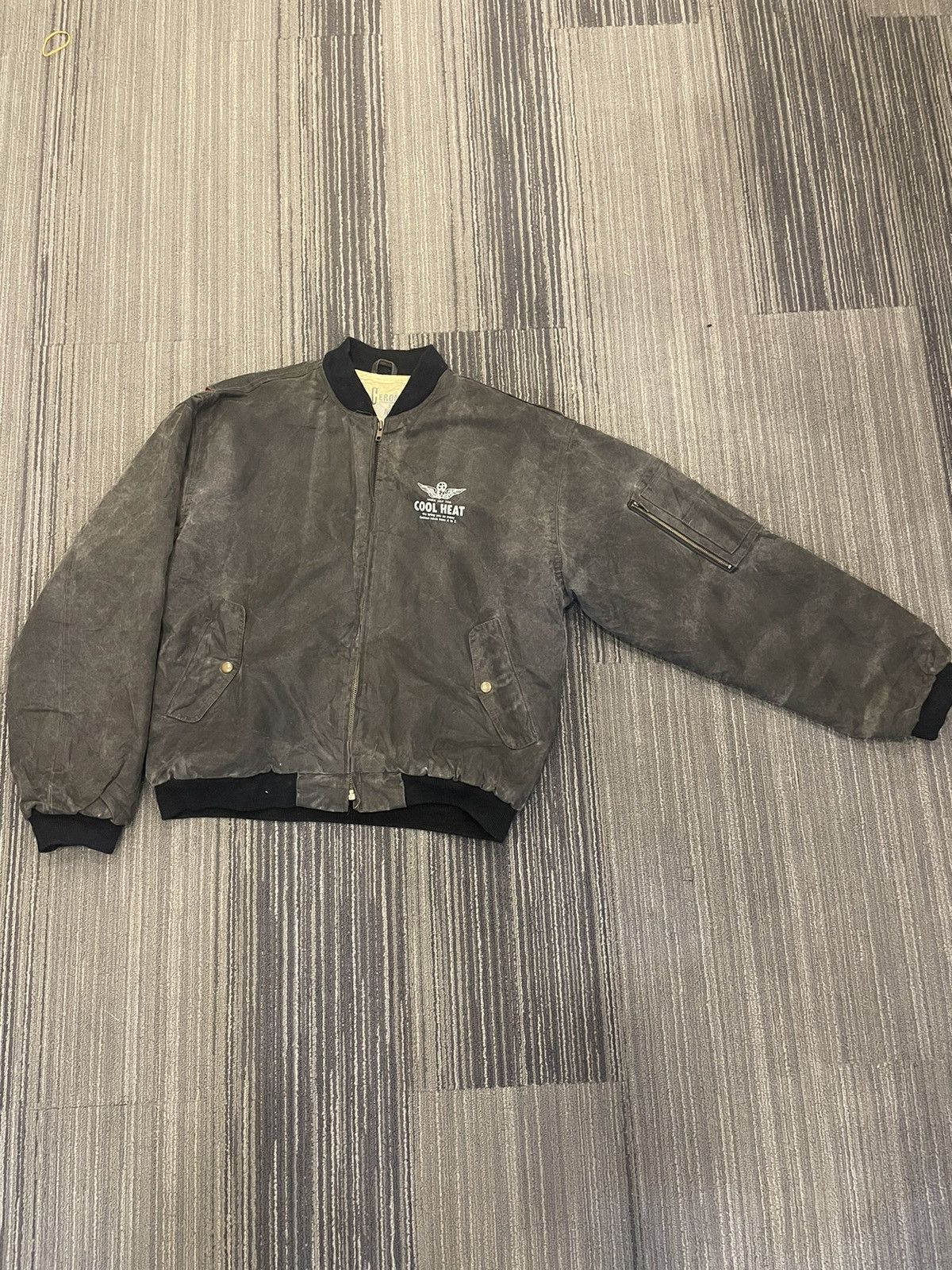 Vintage Bomber Jacket Cool heat Size US L / EU 52-54 / 3 - 6 Thumbnail