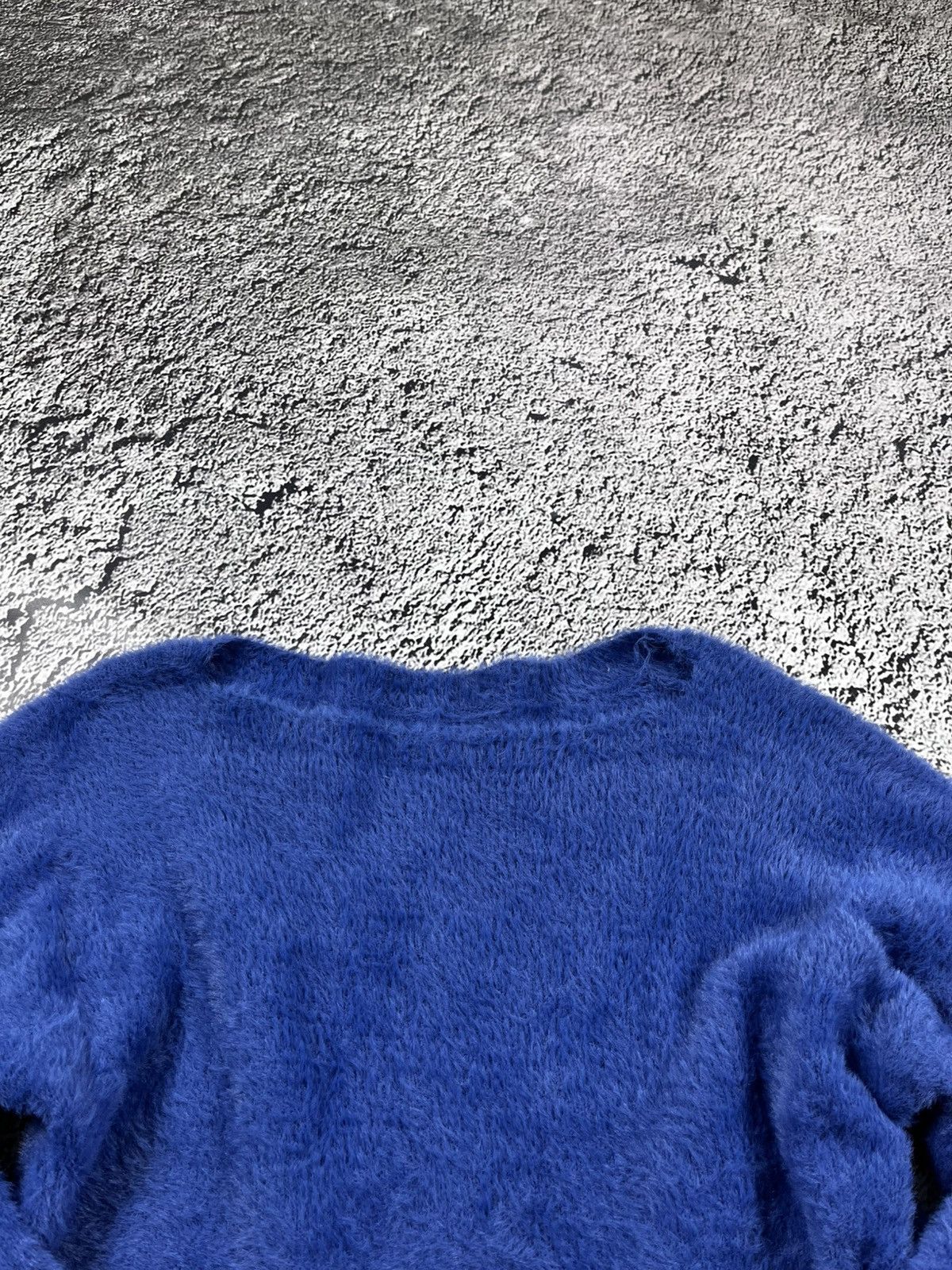 Vintage Vintage Y2K Fuzzy plush faux mohair neck sweater pullover Size M / US 6-8 / IT 42-44 - 4 Thumbnail