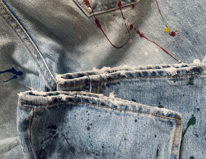 Number (N)ine Number (N)ine Ink Cow 06SS Jeans 2503-Nextarrow Size US 28 / EU 44 - 9 Thumbnail