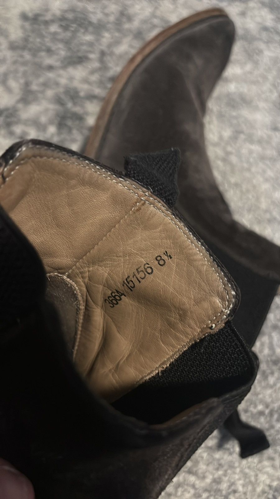 A.S.98 John Varvatos Brown Suede Chelsea Boots Size US 8.5 / EU 41-42 - 3 Thumbnail