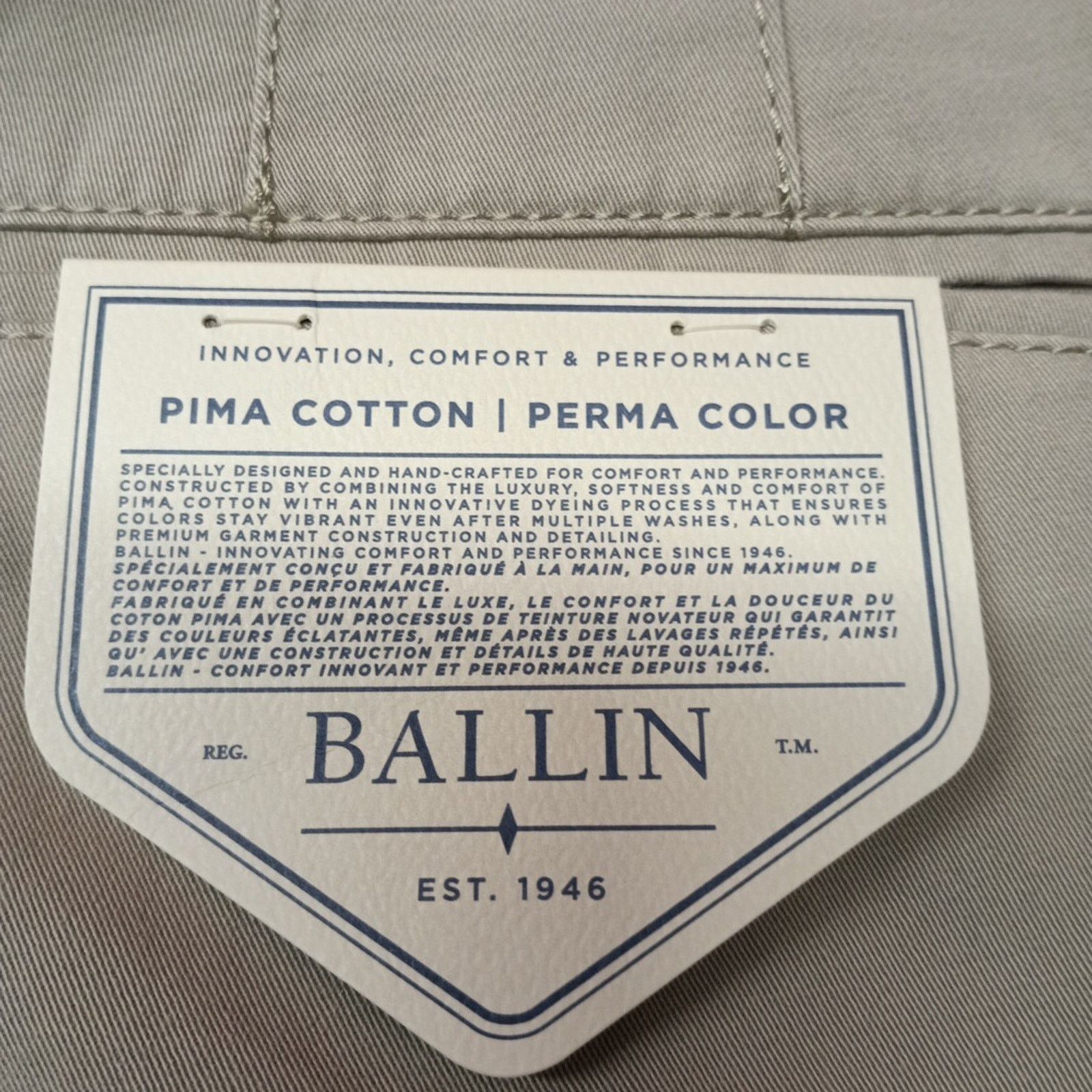 Other Ballin Dorchester Chino Pants Men's Size 33x35 Relaxed Fit Size US 33 - 2 Thumbnail
