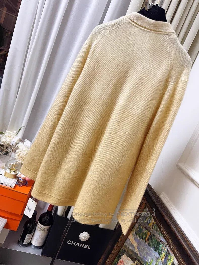 Loro Piana Loro Piana Yellow Gradient Cashmere Knit Cardigan Coat Size M / US 6-8 / IT 42-44 - 2 Thumbnail
