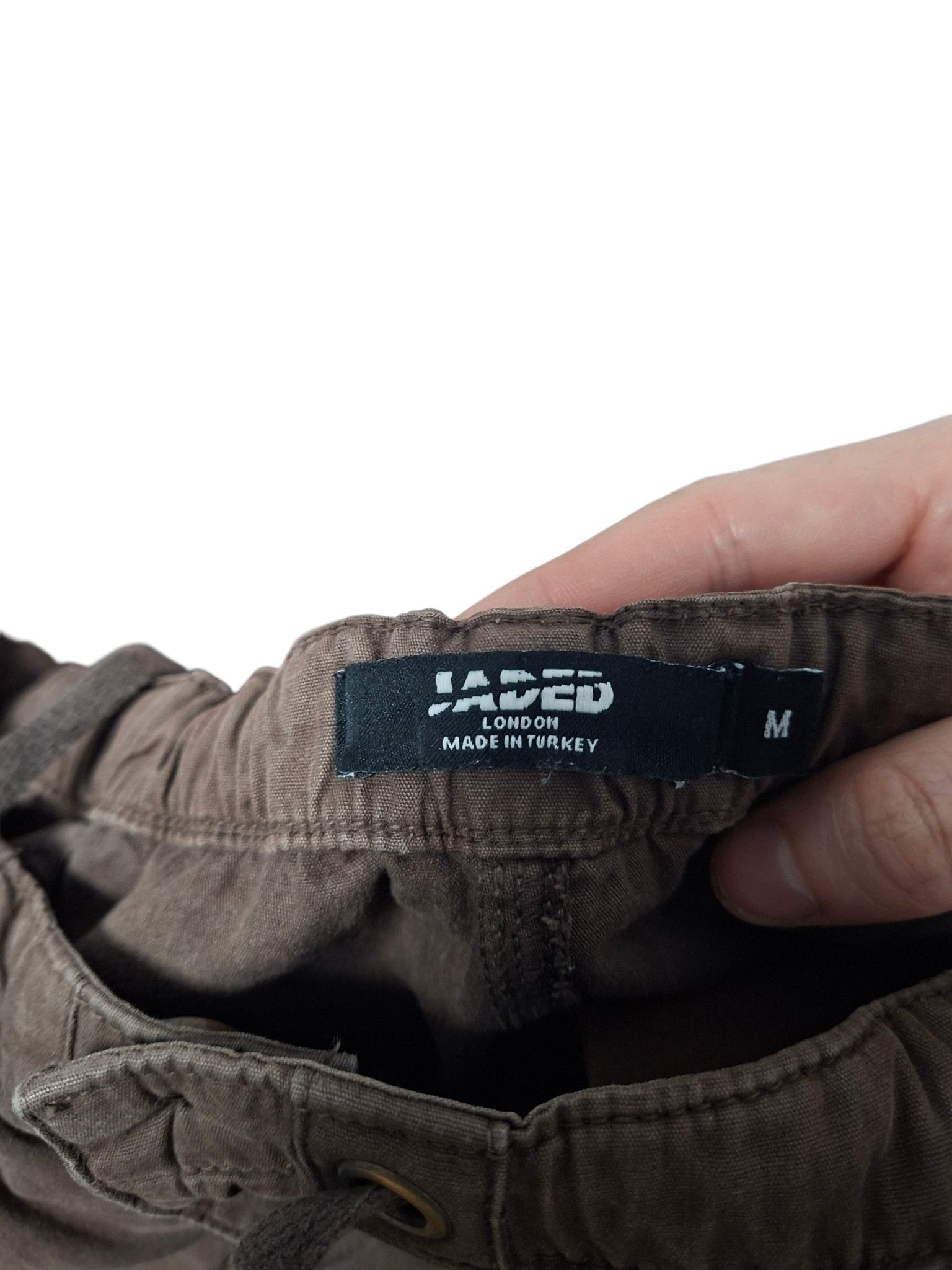 Jaded London JADED LONDON AVANT GARDE STREETWEAR BROWN CARGO PANTS Size US 32 / EU 48 - 4 Thumbnail
