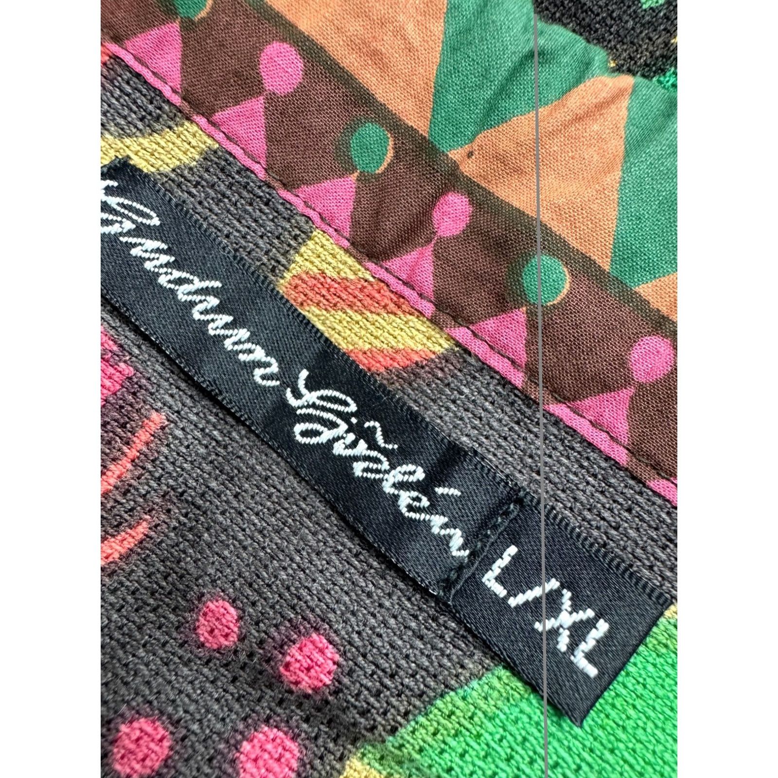 Vintage Gudrun Sjoden Skirt L/XL Midi A-Line Multicoloured Womens Size 36" / US 14 / IT 50 - 5 Thumbnail