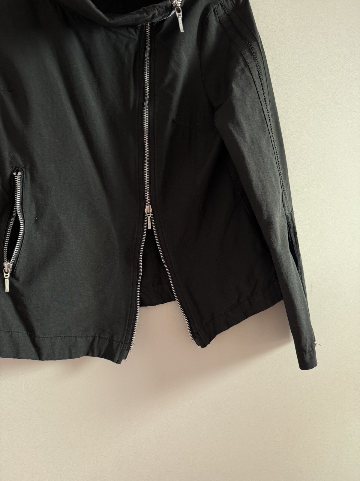 Vintage Vintage asymmetrical nylon archive zip up rick owens style Size S / US 4 / IT 40 - 5 Thumbnail