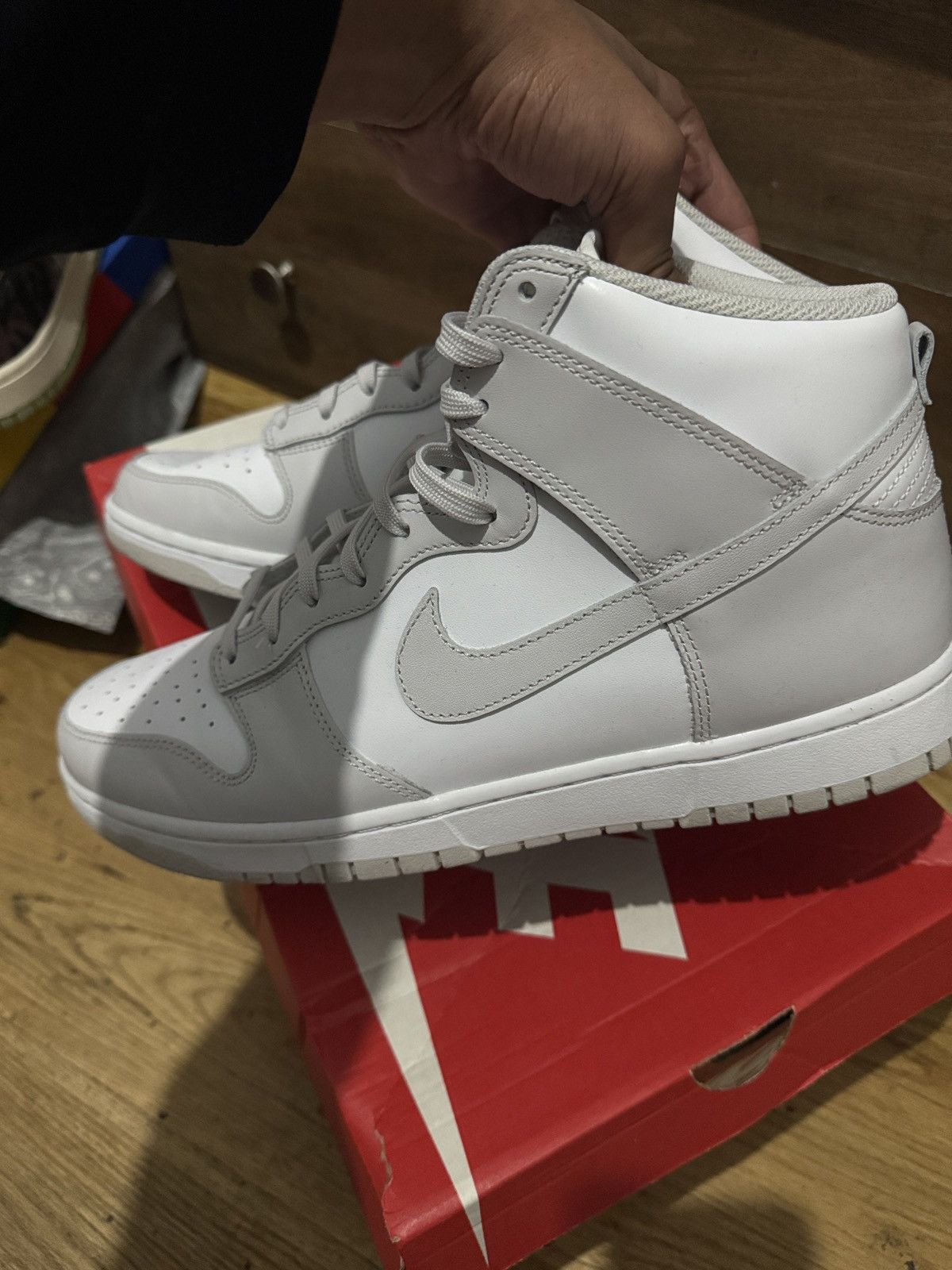 Nike Nike Dunk High “Vast Grey” Size US 12 / EU 45 - 1 Thumbnail