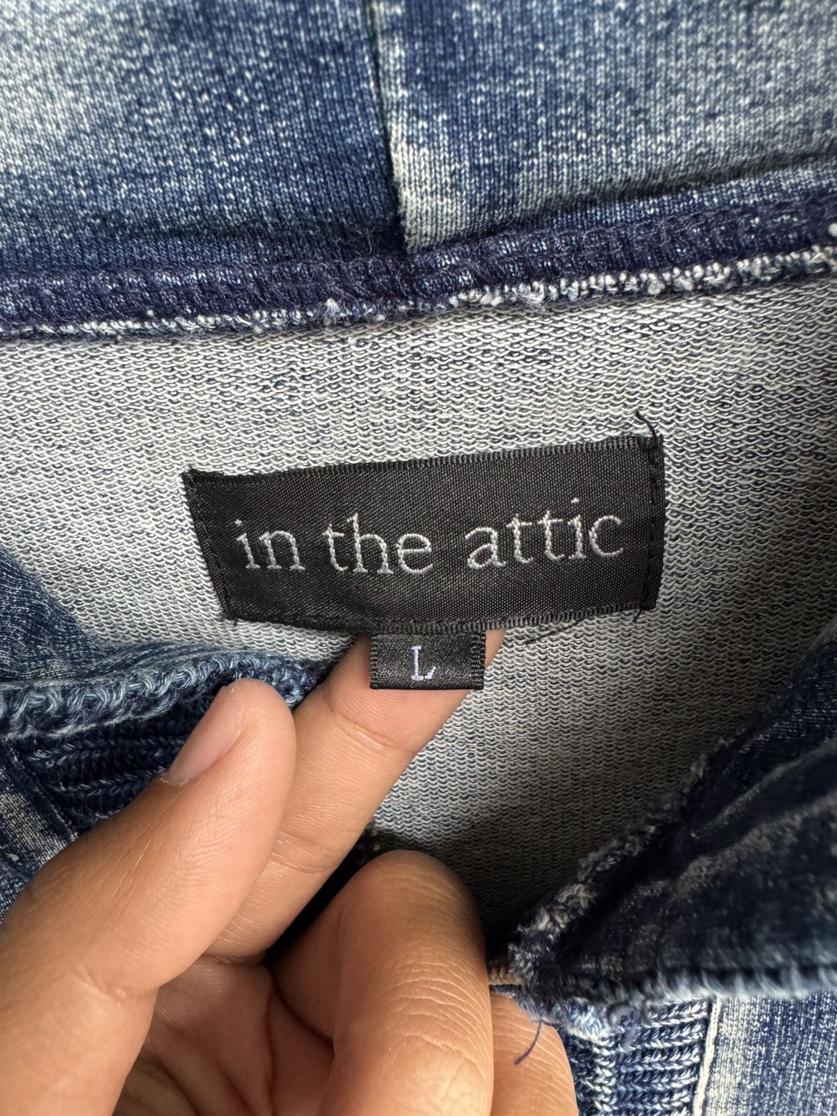 In The Attic Y2K IN THE ATTIC ZIP-UP HOODIE CABLE KNIT DESIGN Size US M / EU 48-50 / 2 - 7 Thumbnail