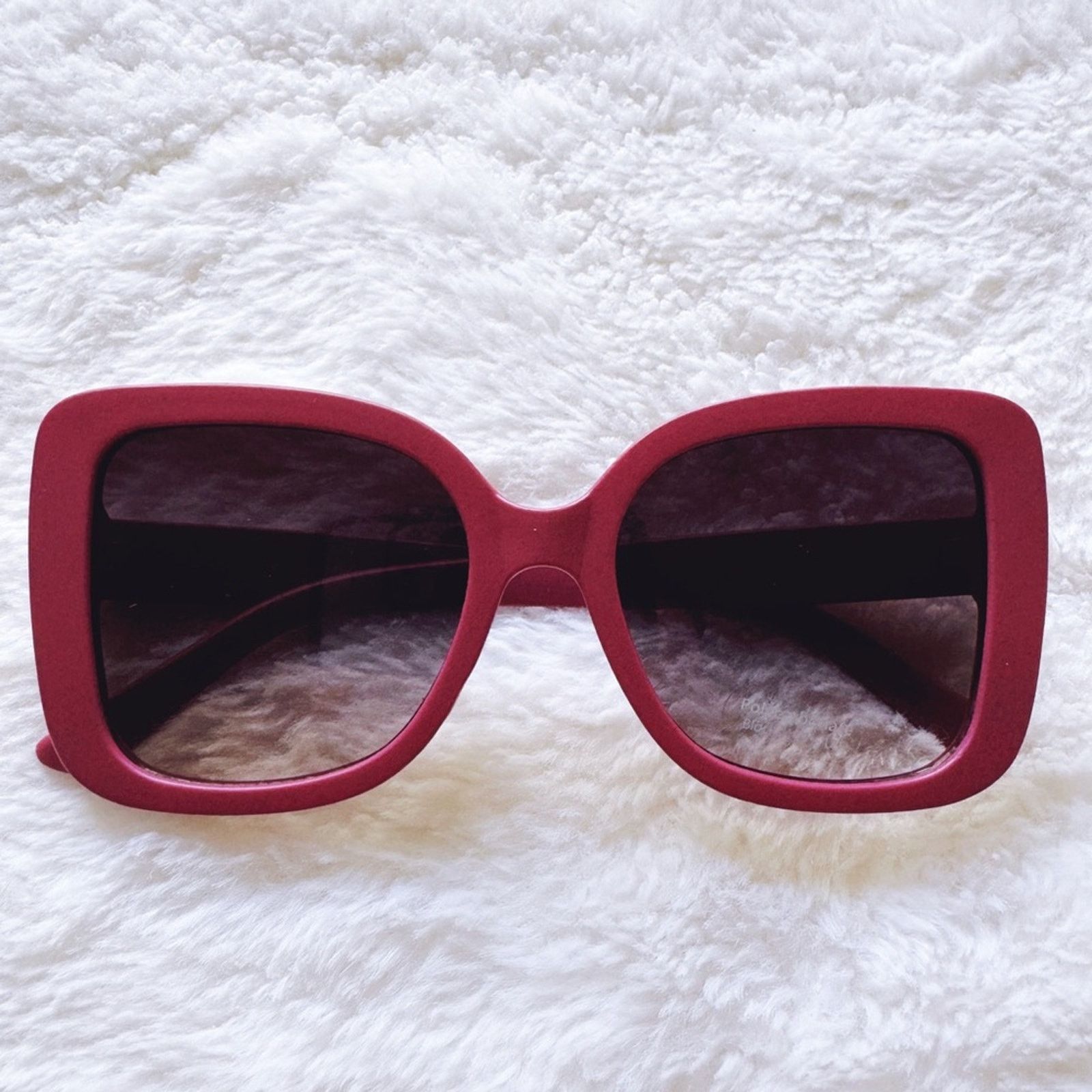 Other Eva Red Square-Framed Sunglasses Size ONE SIZE - 1 Thumbnail