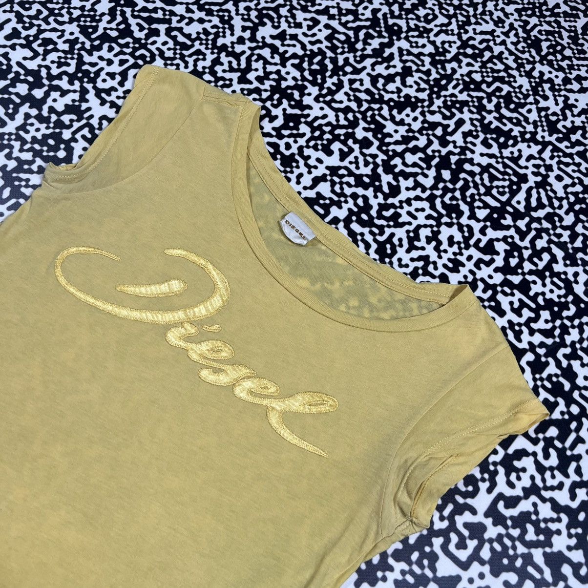 Diesel Vintage Y2K Diesel Big Logo Retro Casual T-shirt 90s Style Size S / US 4 / IT 40 - 6 Thumbnail