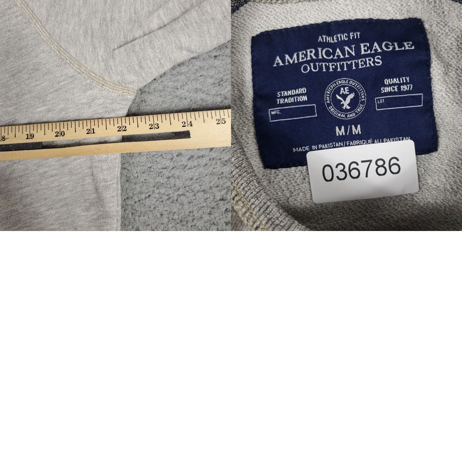 American Eagle Outfitters American Eagle Mens Medium Gray Casual Sweater Pullover Long Sleeve Size US M / EU 48-50 / 2 - 8 Thumbnail