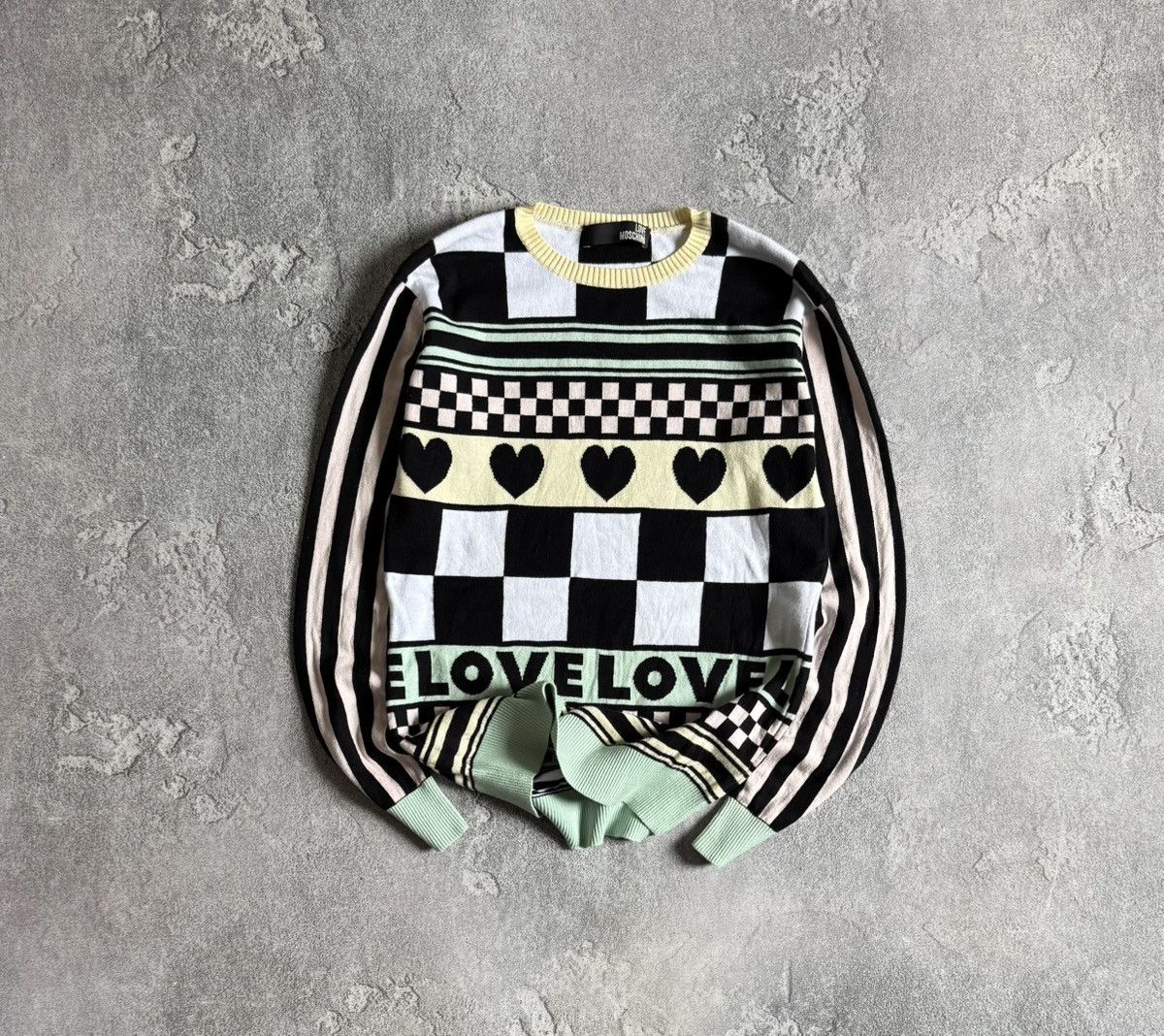 Love Moschino Love Moschino 36F/4USA/40I sweater jumper pullover knitwear Size S / US 4 / IT 40 - 1 Thumbnail