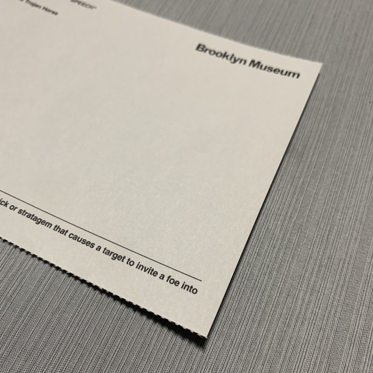 Virgil Abloh Virgil Abloh Postcard “Home” Size ONE SIZE - 10 Thumbnail