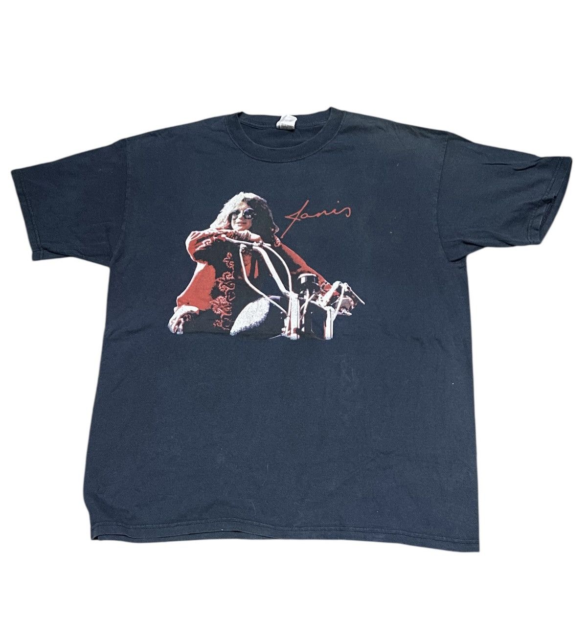 Band Tees Vintage Janis Joplin Folk Rock Solo Singer T Shirt Size US XL / EU 56 / 4 - 1 Thumbnail
