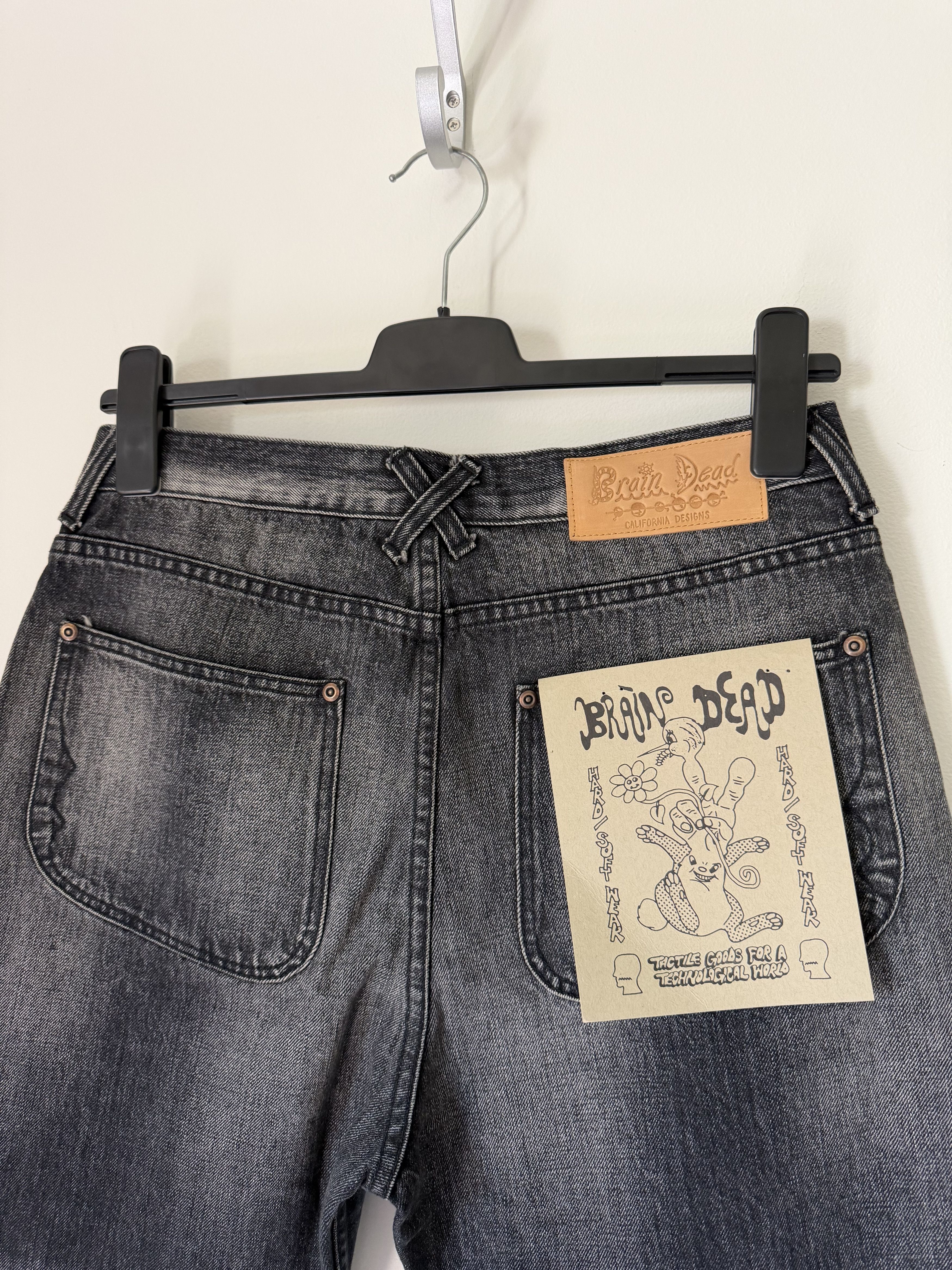 Brain Dead Brain Dead Type 01 13.2 oz Selvedge Denim Jeans in Black Size US 34 / EU 50 - 4 Thumbnail