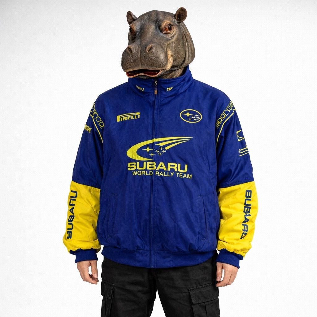 NASCAR Vintage Subaru World Rally Team STI F-1 Racing Jacket Size US XL / EU 56 / 4 - 1 Thumbnail