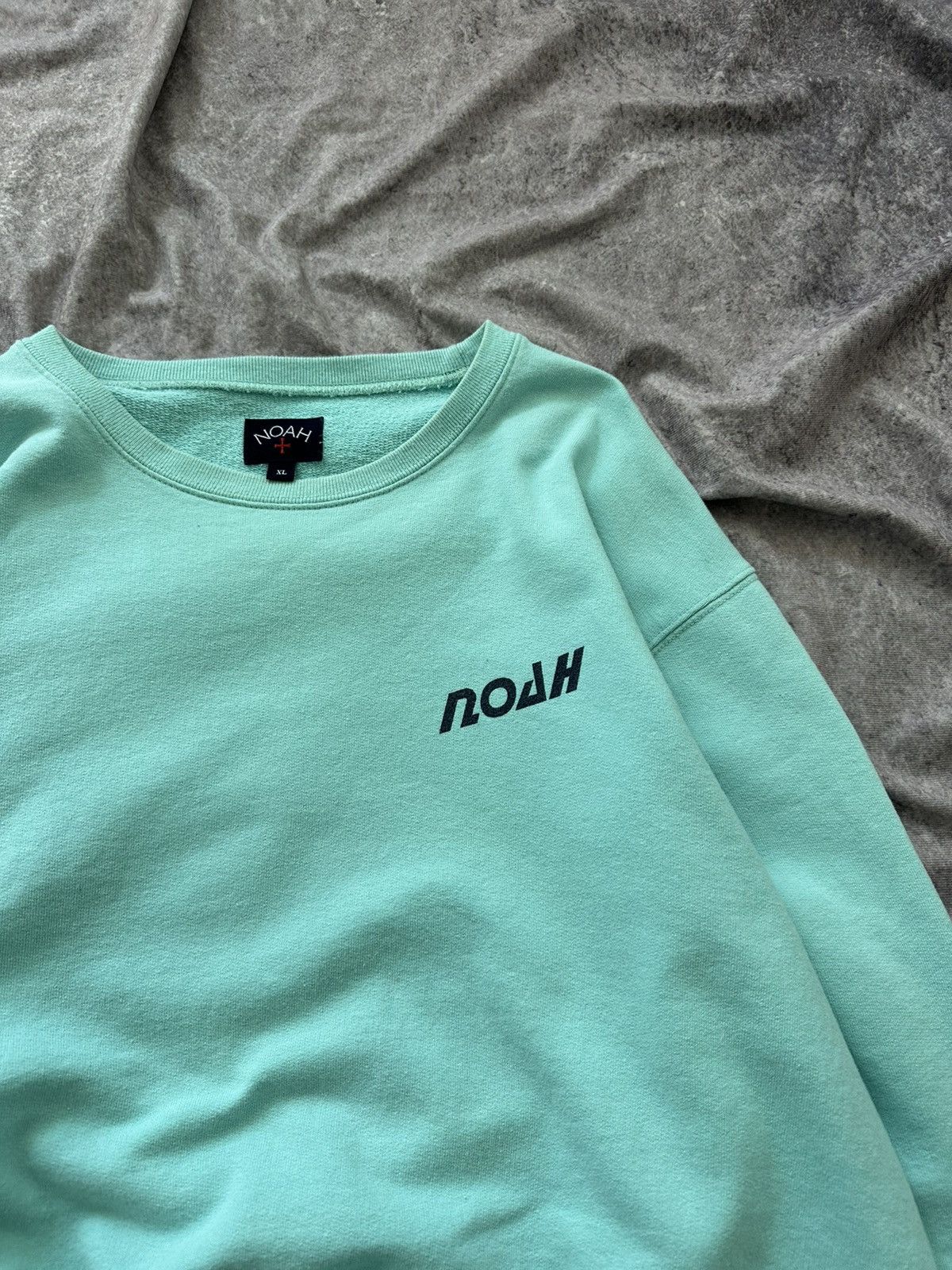 Noah NOAH NYC "It's a very deep sea" Sky Blue Sweatshirt Size XL Size US XL / EU 56 / 4 - 11 Thumbnail