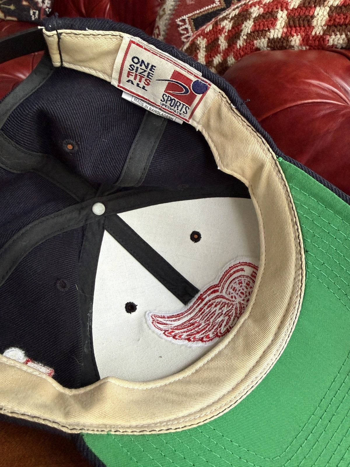 Vintage Vintage 90s Detroit Red Wings Sports Specialties Snapback Size ONE SIZE - 8 Thumbnail