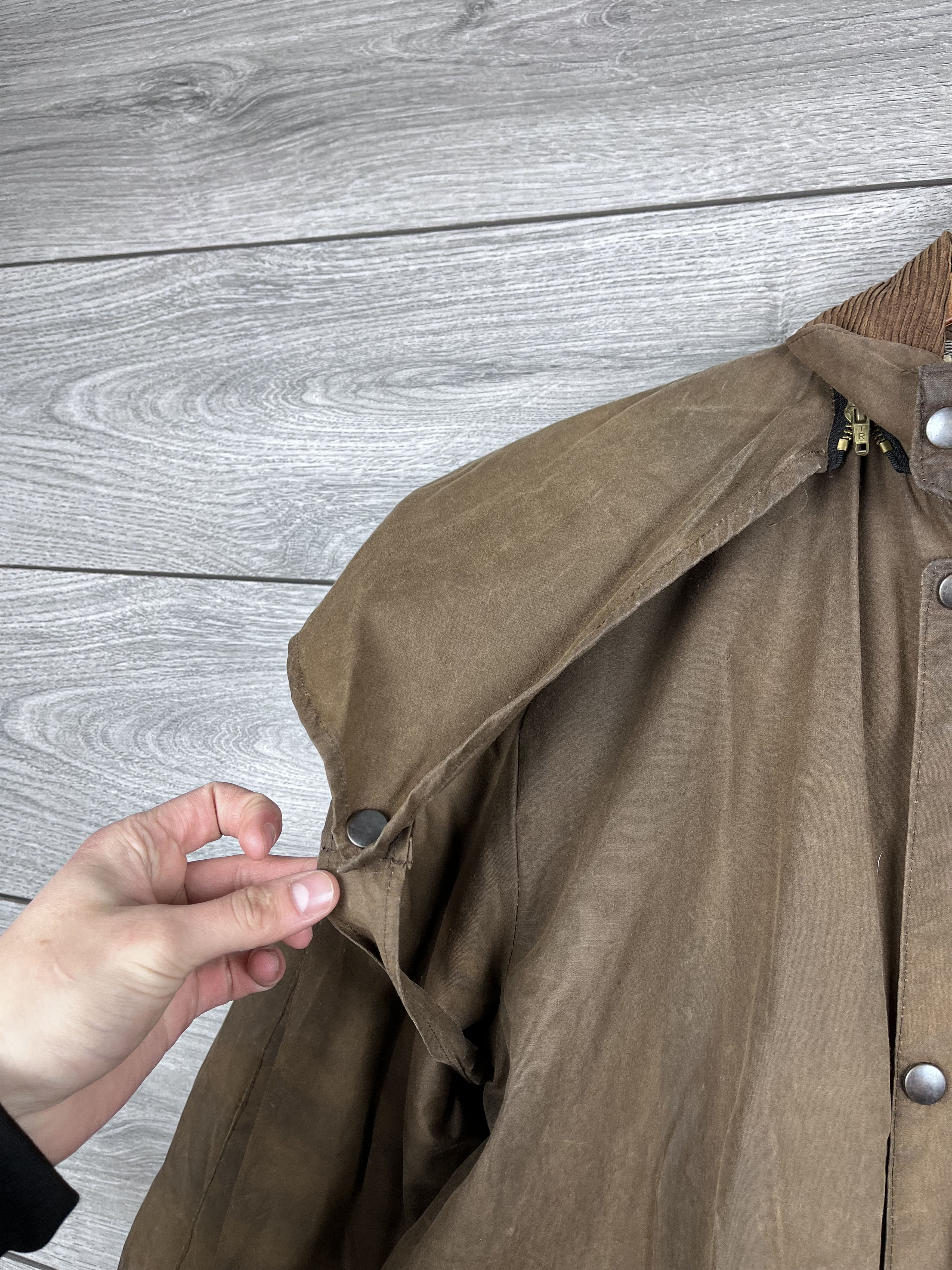 Bronze 56k Vintage men's waxed jacket Bronte classic made in England Size US S / EU 44-46 / 1 - 6 Thumbnail