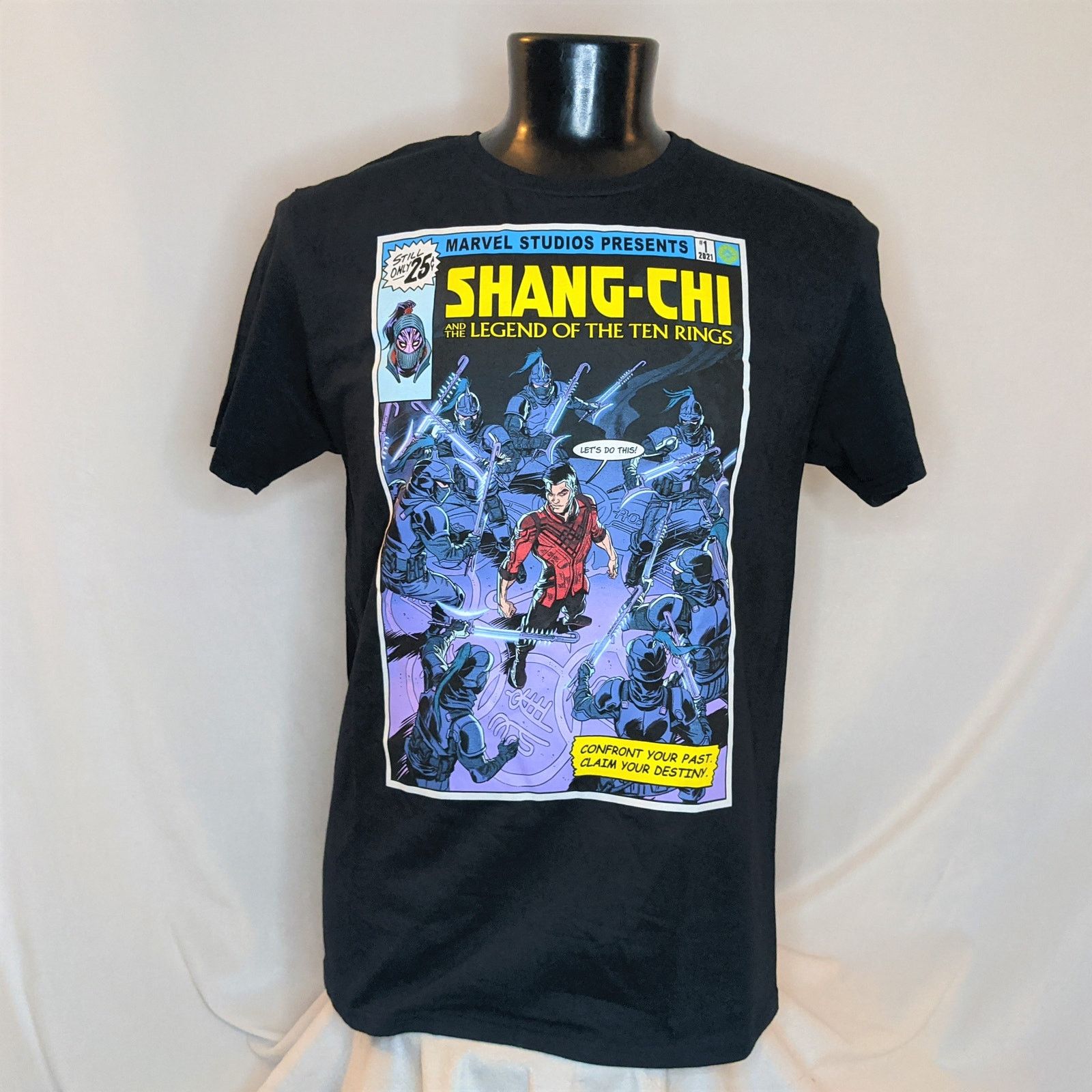 Marvel Comics Marvel Comics Shang Chi Graphic T-shirt Men's Large Black Size US L / EU 52-54 / 3 - 2 Thumbnail