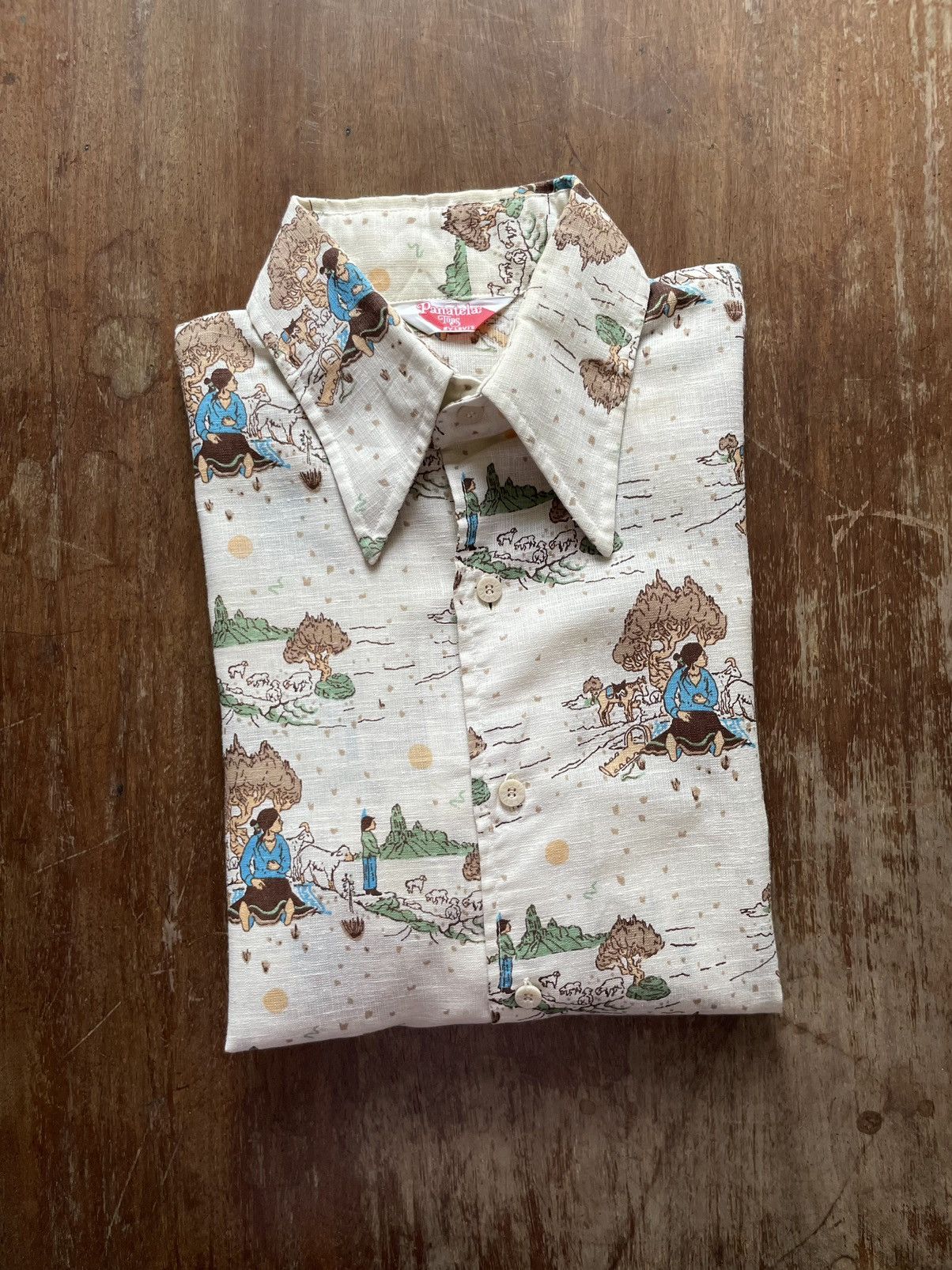 Levi's × Levi's Vintage Clothing ☆ Vintage 70s Levis Patterns Shirt Size US L / EU 52-54 / 3 - 6 Thumbnail
