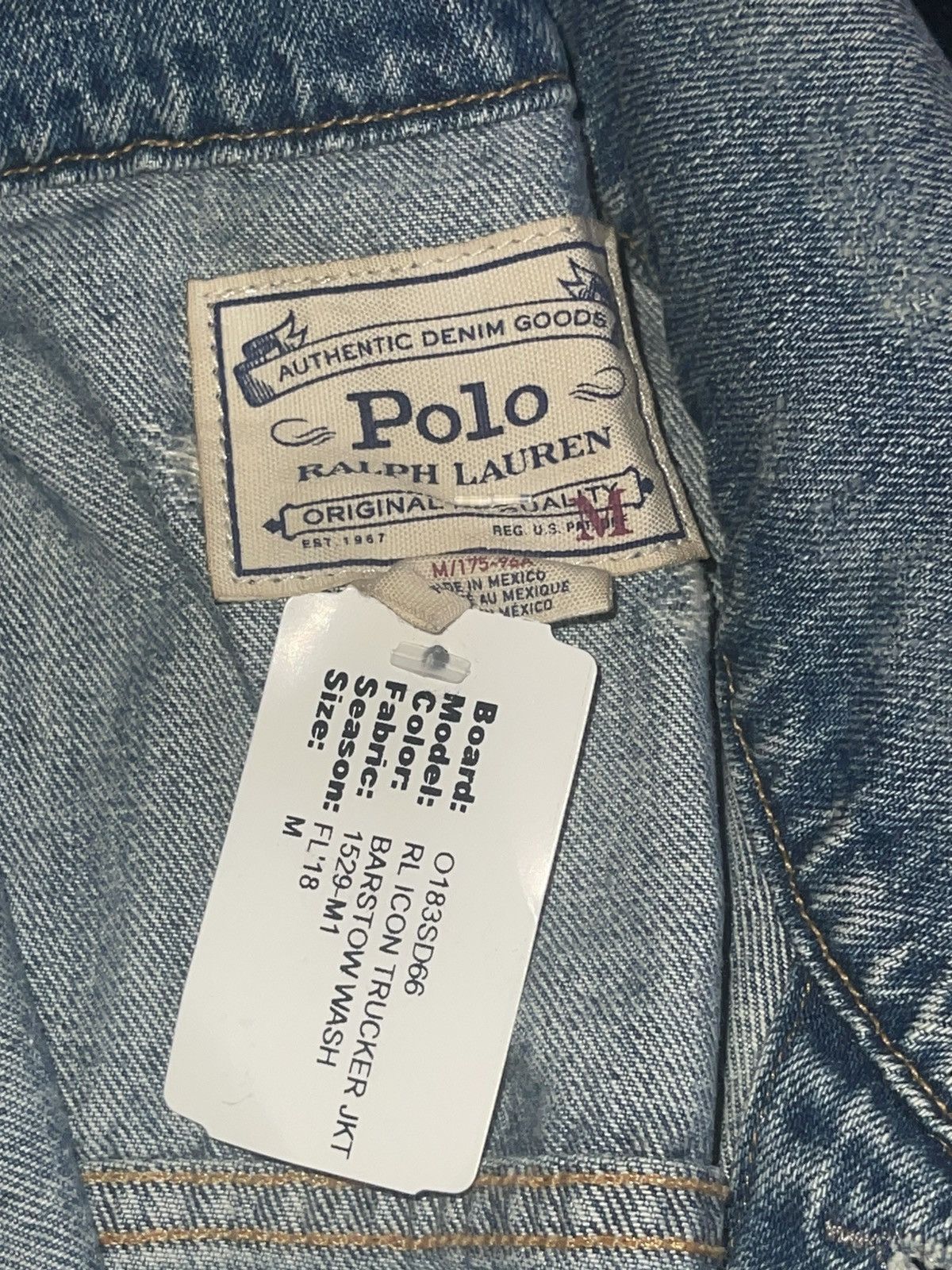 Ralph Lauren RL Lightweight Denim Jacket Size US M / EU 48-50 / 2 - 4 Thumbnail