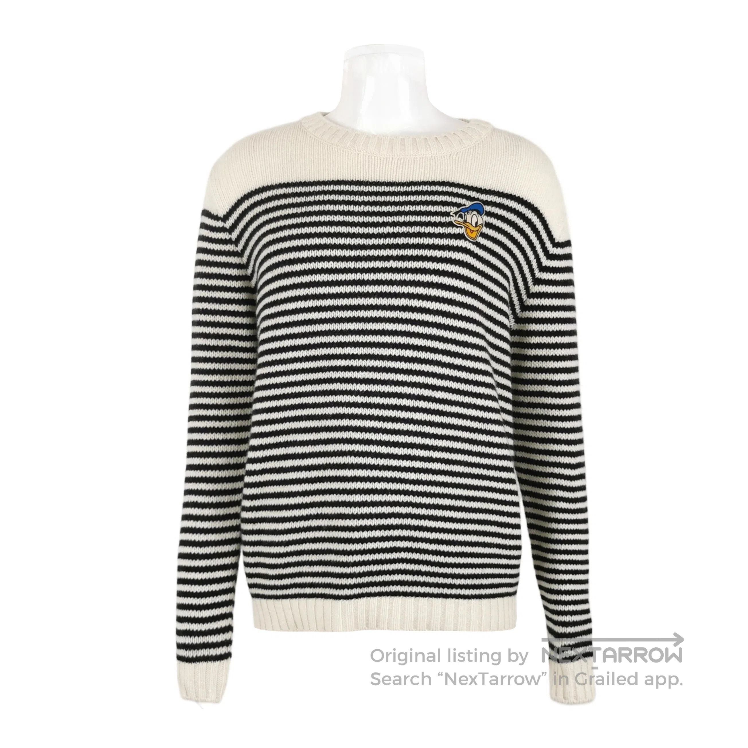 Gucci Gucci Disney Donald Duck Striped Men's Sweater XL. Size US XL / EU 56 / 4 - 1 Thumbnail