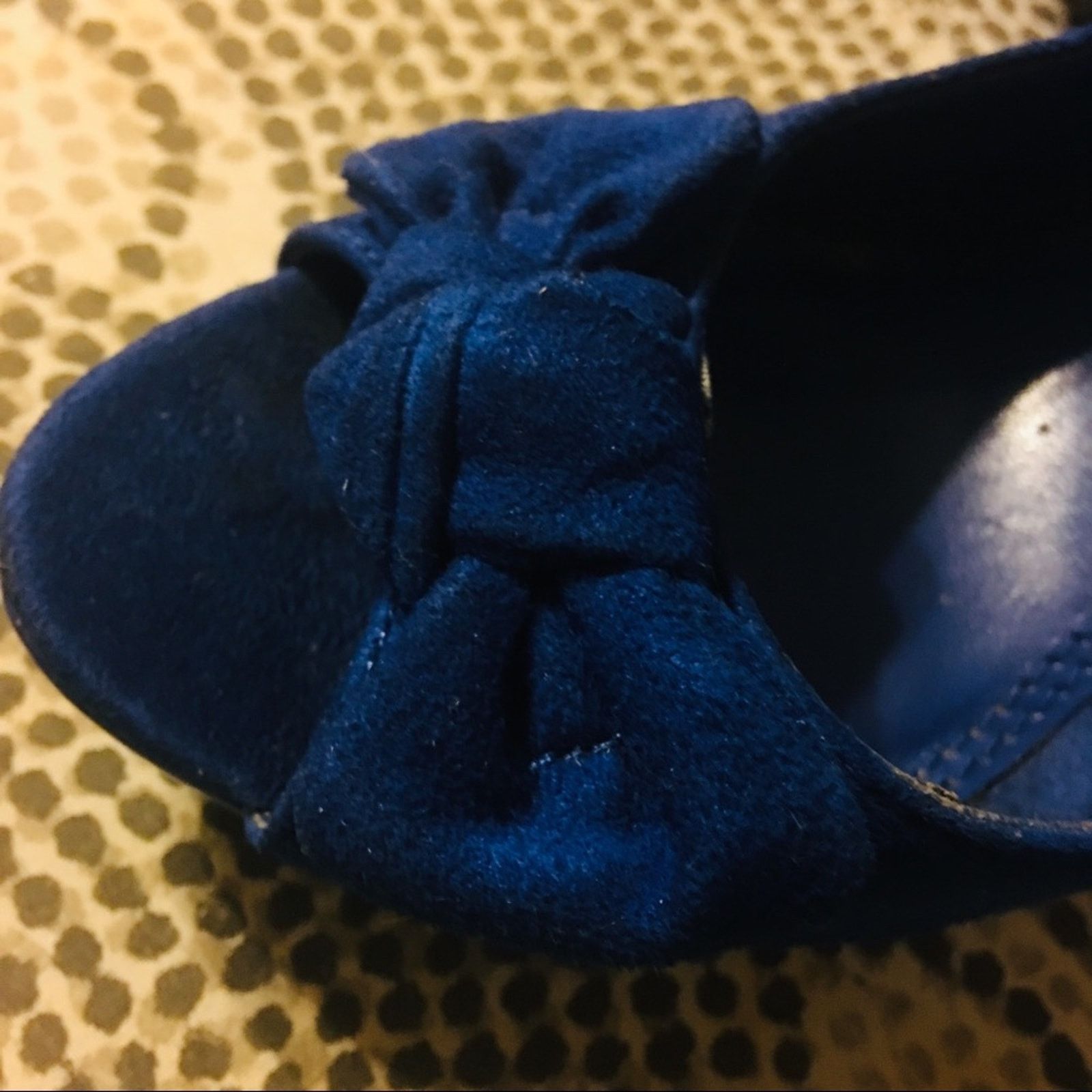 Other Shoe dazzle royal blue bow detail heels 7.5M Size US 7.5 / IT 37.5 - 5 Thumbnail