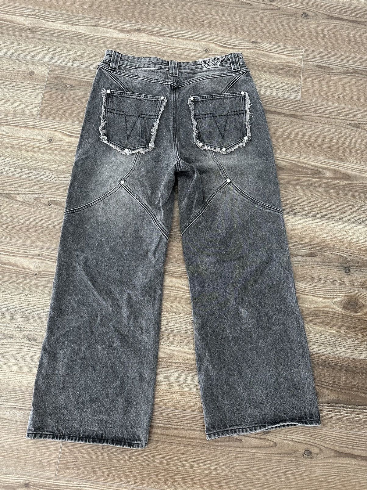 Trendt Vision Trendtvision Small Ash Black Baggy Denim Size US 32 / EU 48 - 2 Thumbnail