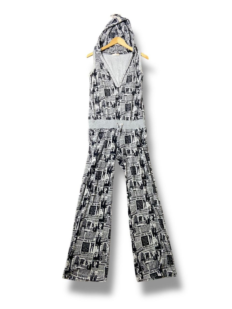 Japanese Brand × Vintage Sucure Pomme Stretchable Fullprint Overalls (118) Size US 30 / EU 46 - 1 Thumbnail
