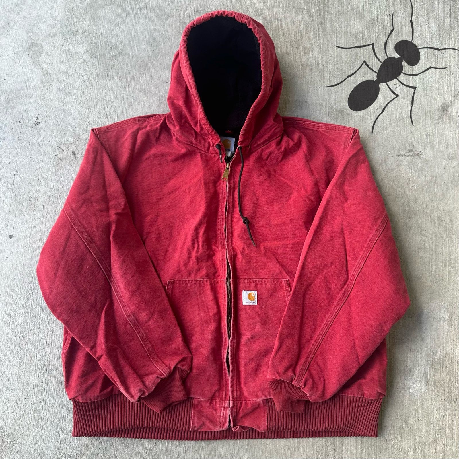 Carhartt × Vintage Vintage Y2K j161 dark red Carhartt active
