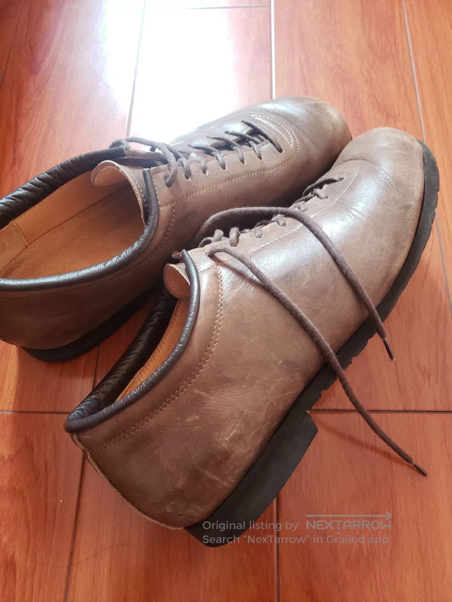 Japanese Brand Nissan Nakamura Leather Bowling Shoes. Size US 10 / EU 43 - 3 Thumbnail