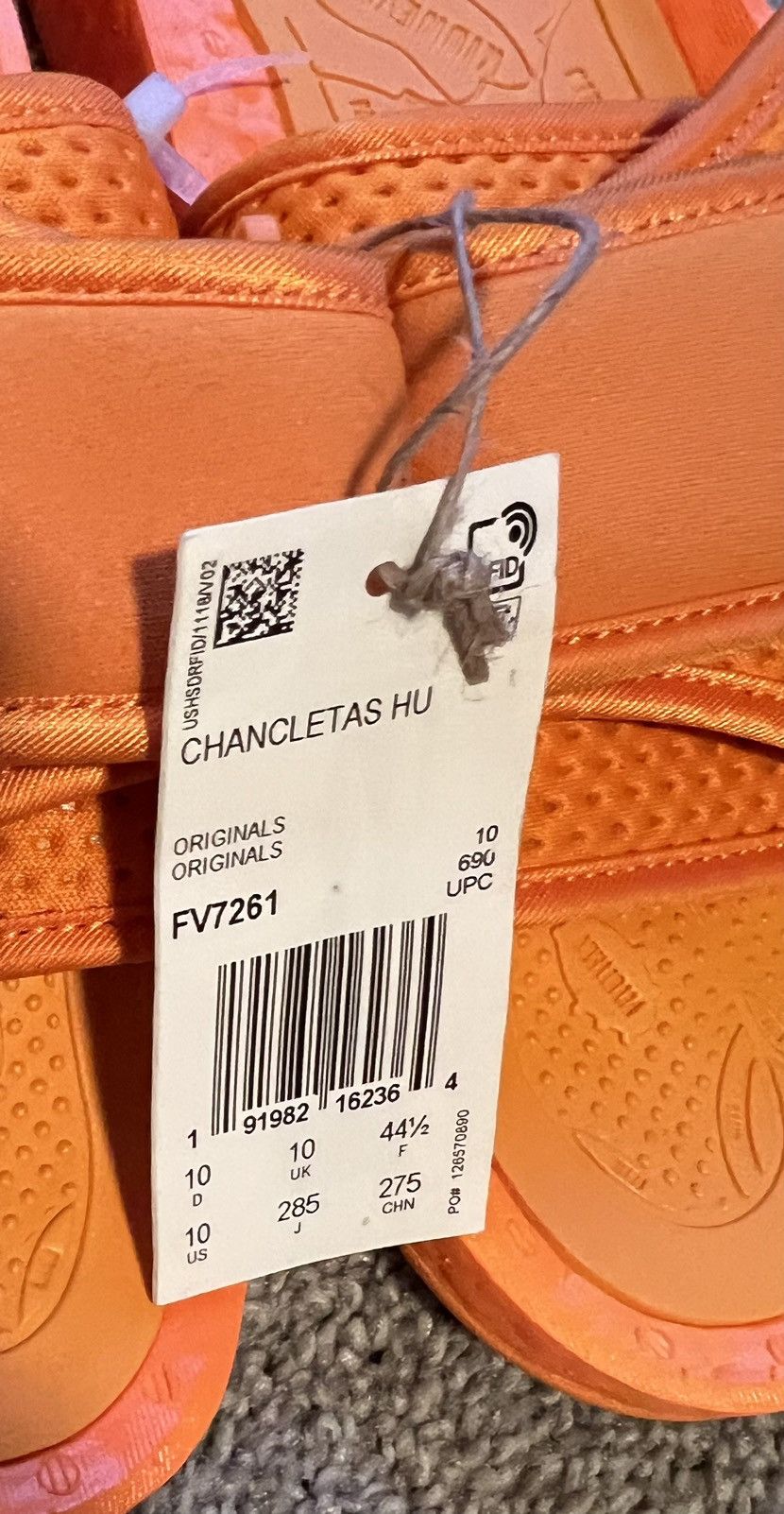 Adidas Adidas Pharrell Williams Hu Chancletas Orange SZ 10 NWT Size US 10 / EU 43 - 2 Thumbnail