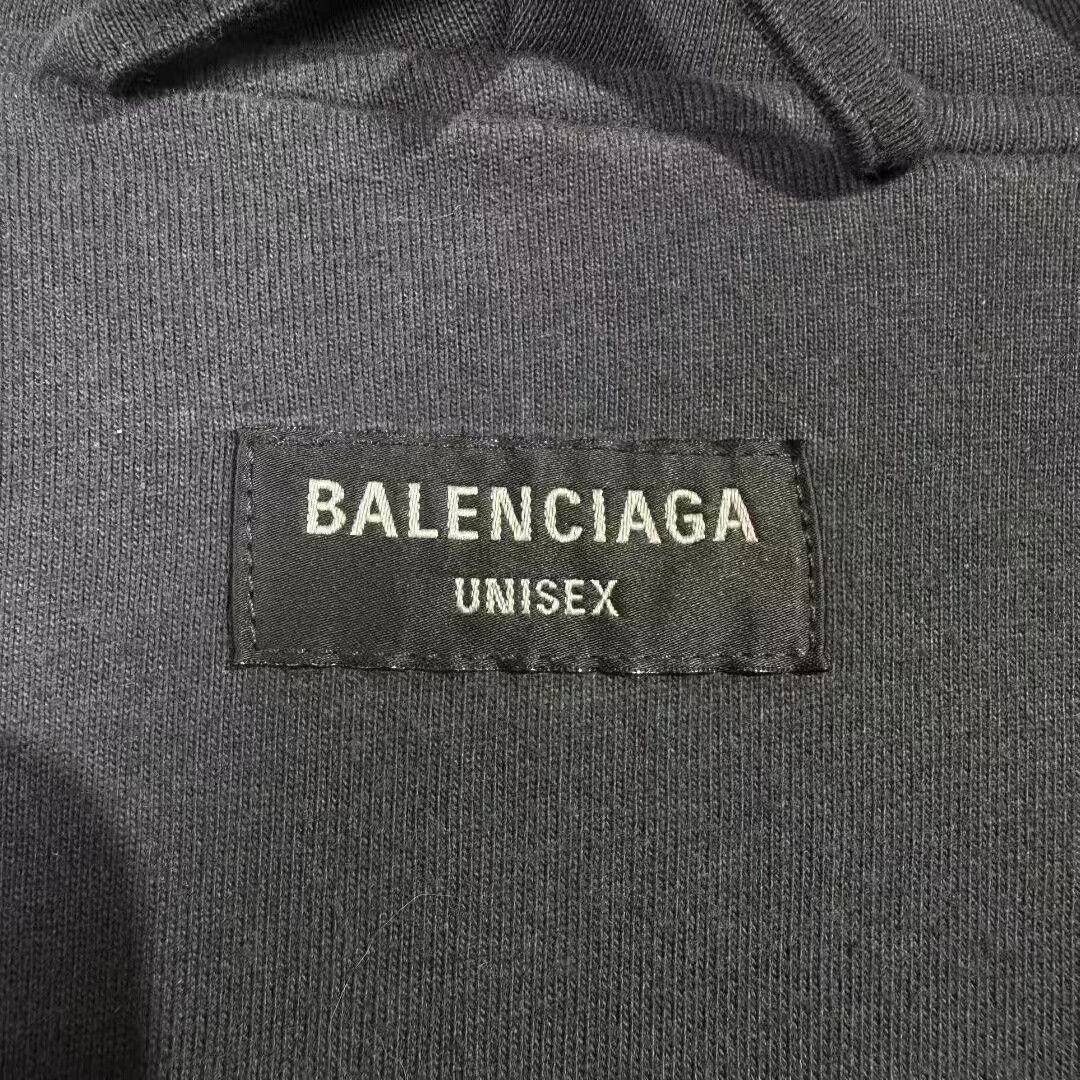 Balenciaga Balenciaga Reversed Letter Zip Hoodie Size US XXS / EU 40 - 3 Thumbnail