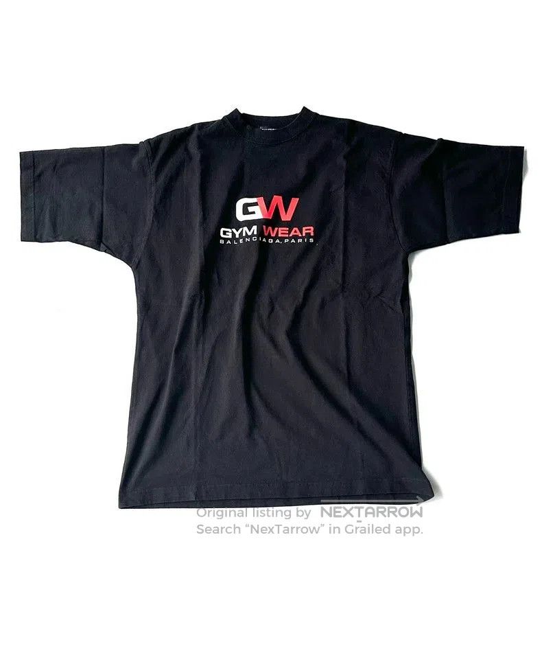 Balenciaga Balenciaga GW GYMWEAR Short Sleeve T. Size US XXS / EU 40 - 1 Thumbnail