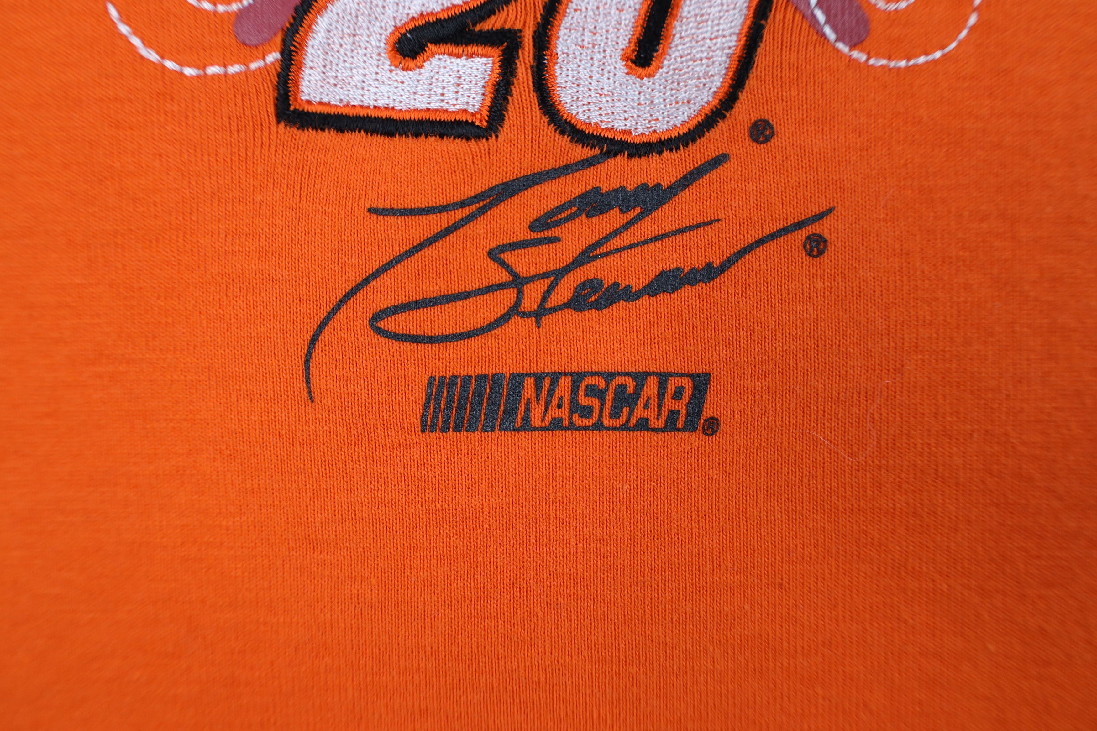 Vintage Vintage Y2K NASCAR Tony Stewart Racing Ribbed Knit T-Shirt Size XL / US 12-14 / IT 48-50 - 5 Thumbnail