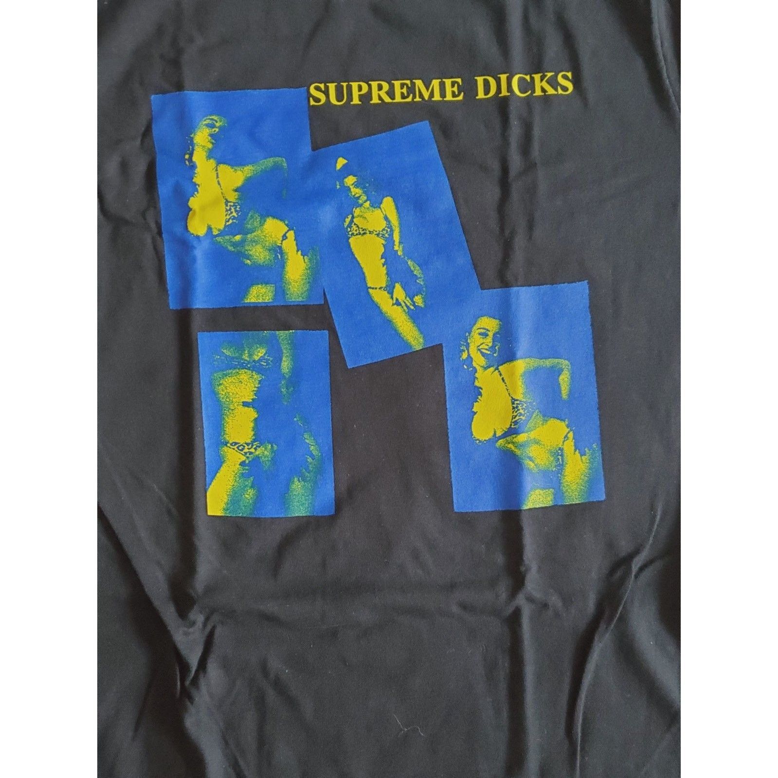 Supreme Supreme Mens Dicks Tee Black Tshirt Cotton M Tags Size US M / EU 48-50 / 2 - 6 Thumbnail