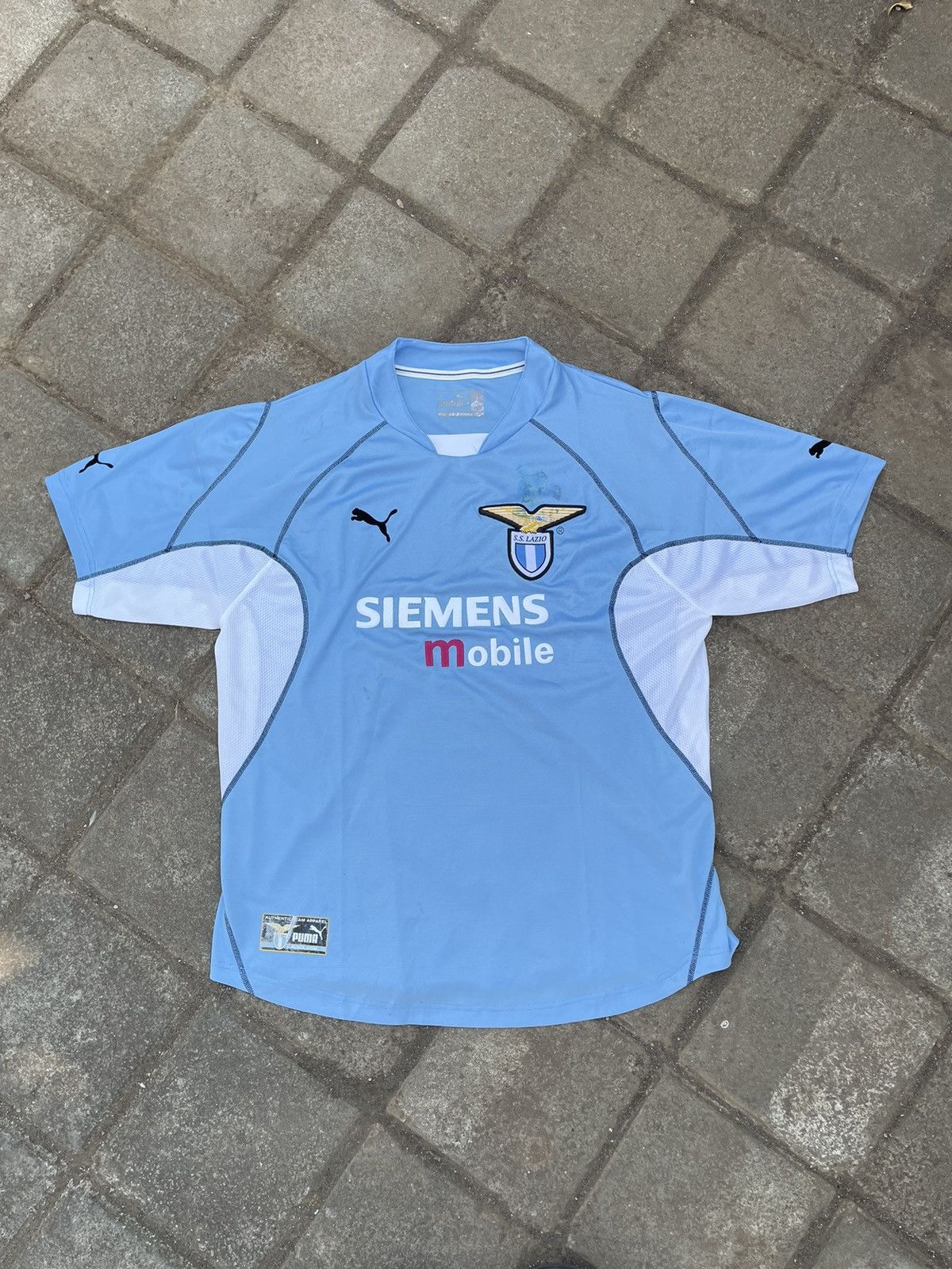 Vintage Soccer Jersey SS LAZIO