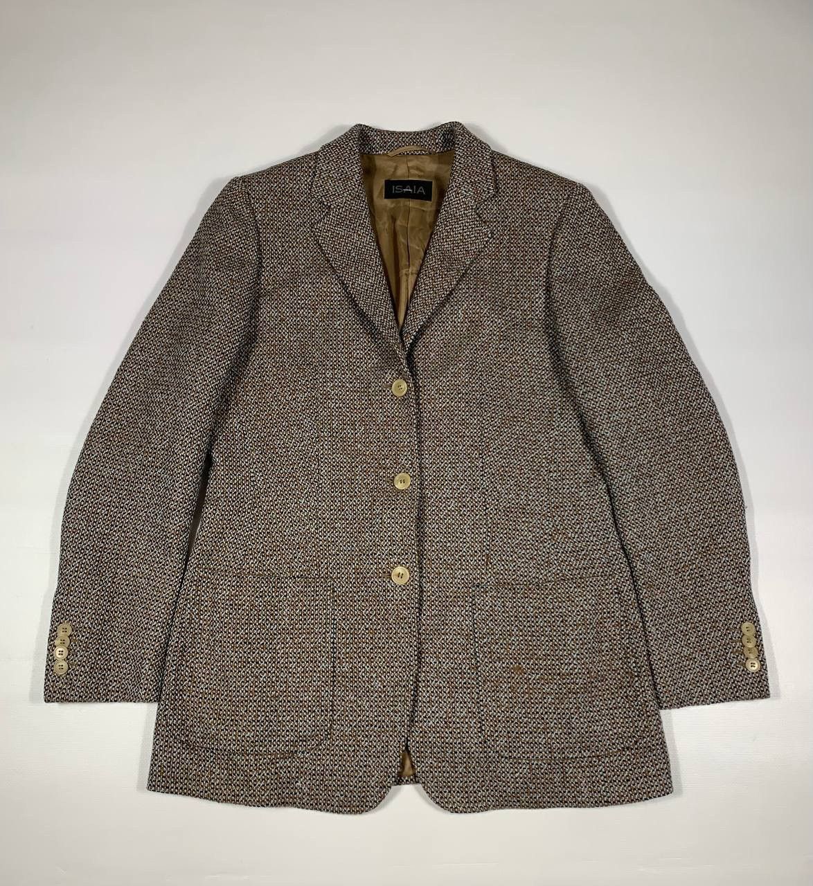 Isaia Isaia Napoli Men’s Coat Blazer Lana Cotton Luxury Jacket 44R Size 44R - 1 Thumbnail