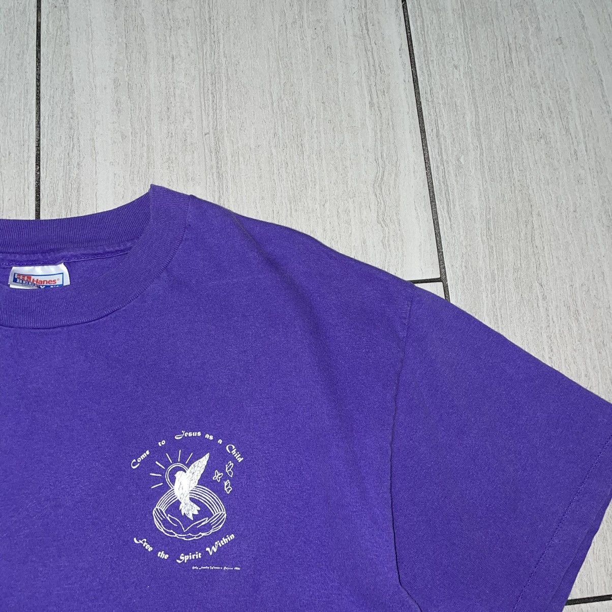 Vintage Vintage Jesus T-shirt Size US XL / EU 56 / 4 - 2 Thumbnail