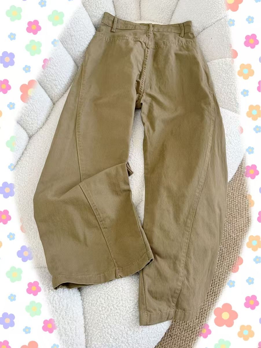 Vintage Vintage Brown Cargo Pants for Men - Loose Straight Fit Size US 32 / EU 48 - 4 Thumbnail