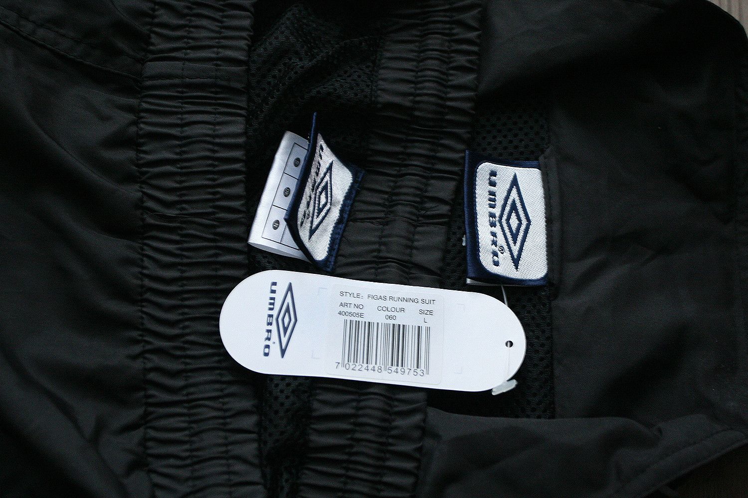 Umbro Vintage 90's Umbro Training Running Tracksuit SET Chav Black Size US L / EU 52-54 / 3 - 7 Thumbnail