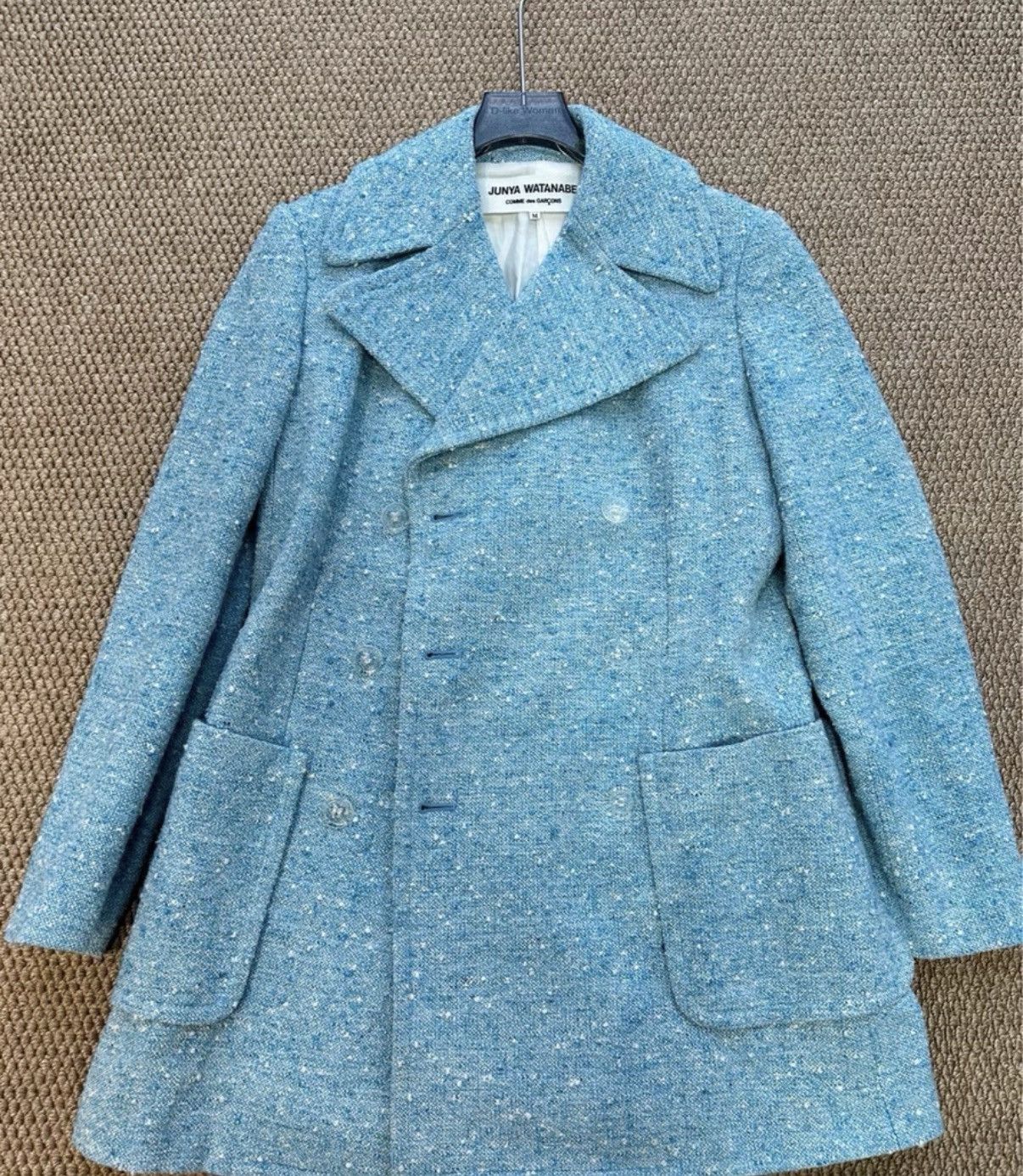 Junya Watanabe JUNYA WATANABE Speckled Tweed Double-Breasted Coat K23 Size M / US 6-8 / IT 42-44 - 1 Thumbnail