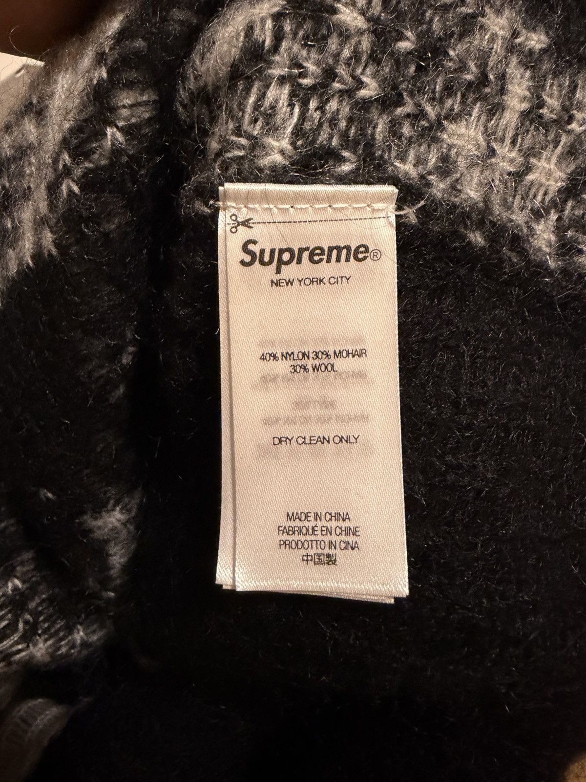 Supreme Supreme x Aphex twin mohair sweater Size US S / EU 44-46 / 1 - 4 Thumbnail