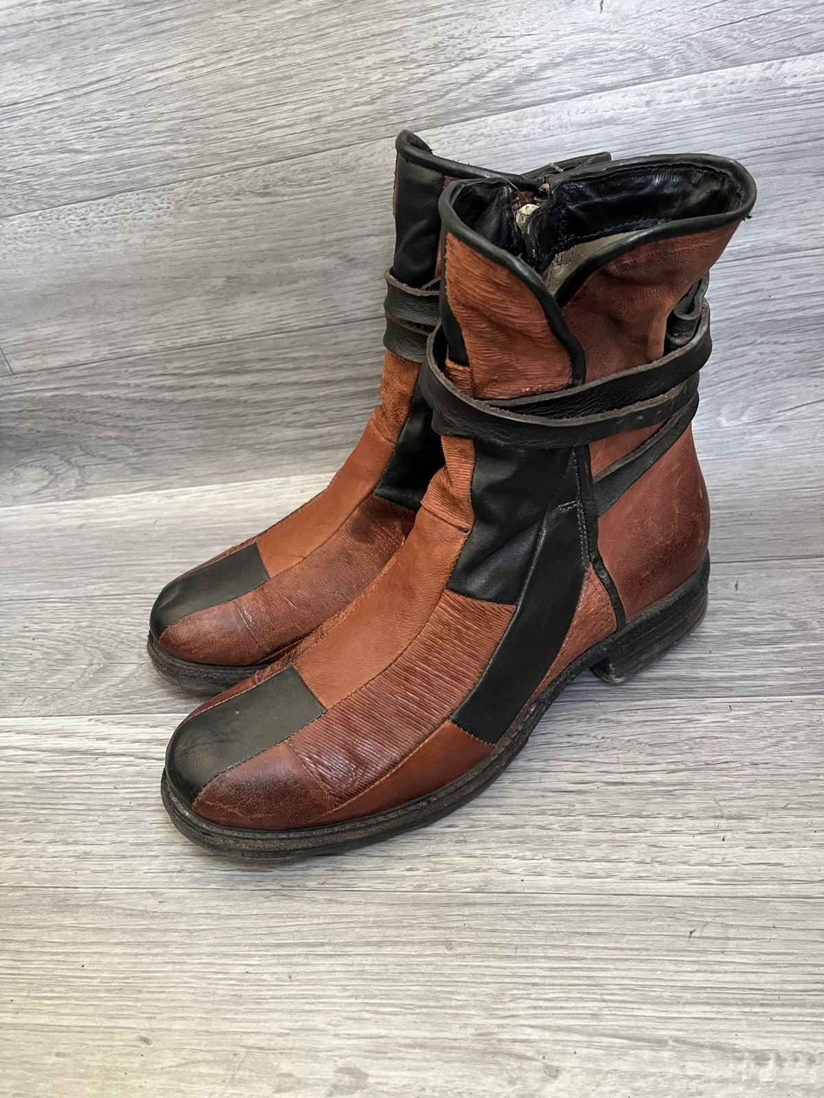 A.S.98 A.S.98 patch biker boho boots sz 41 Size US 11 / IT 41 - 4 Thumbnail