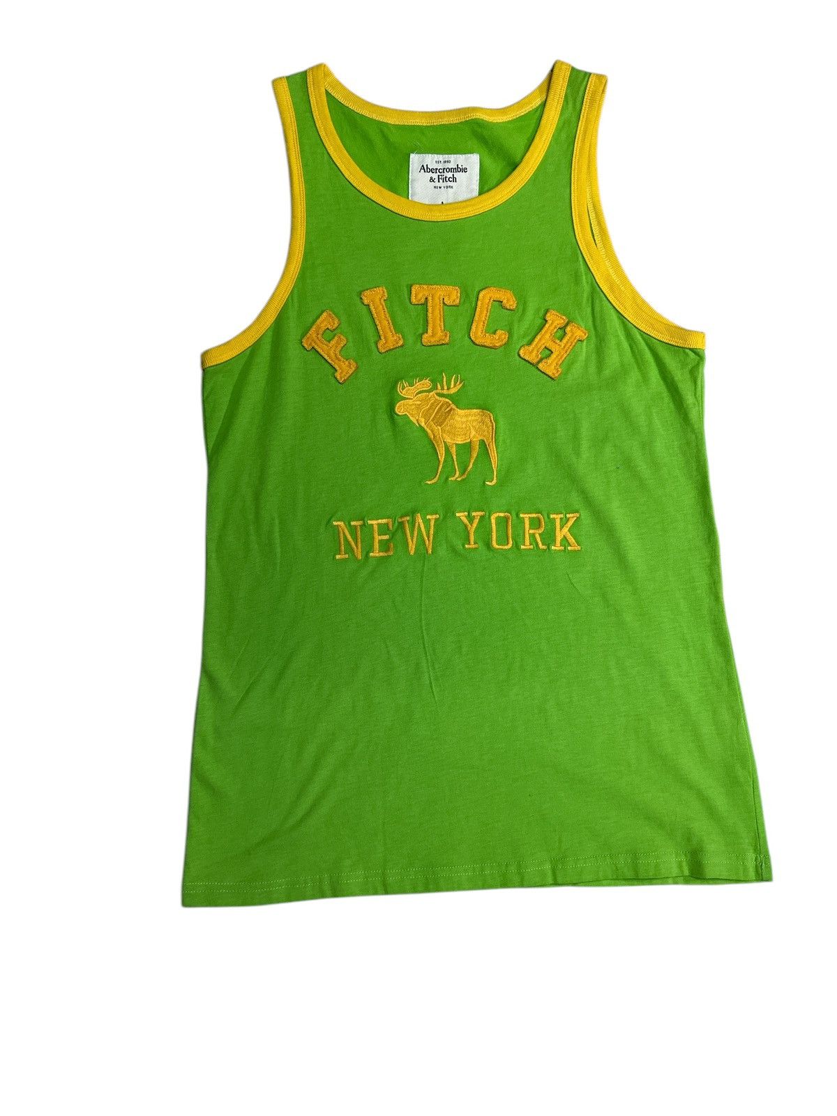 Designer Rasta Style Abecrombie & Fitch Sleeveless Size US M / EU 48-50 / 2 - 1 Thumbnail