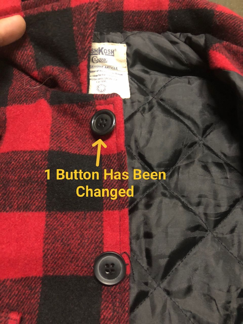 Oshkosh Oshkosh Classic Red Plaid Winter Jacket Size US M / EU 48-50 / 2 - 14 Thumbnail