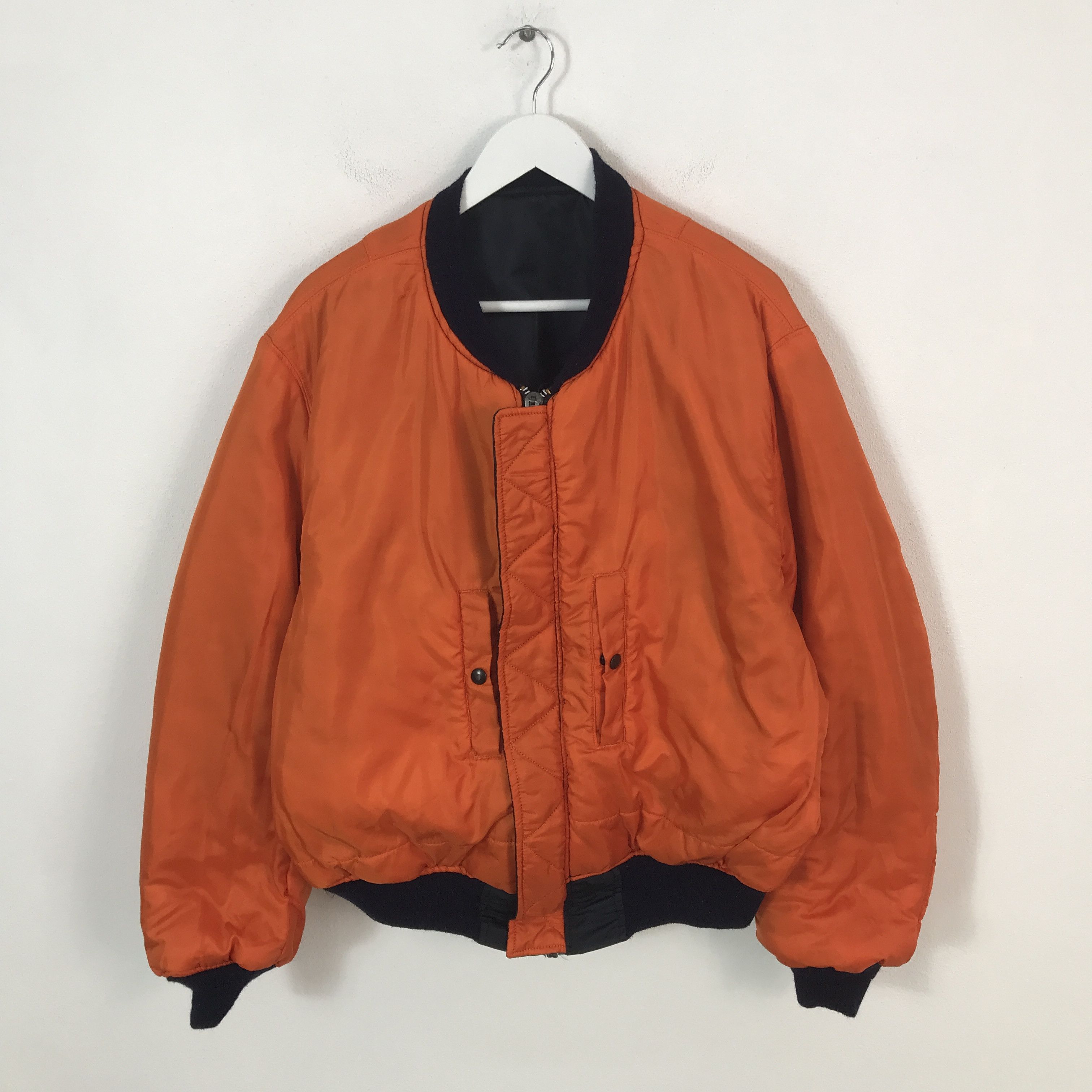 Vintage Vtg flyer's man intermediate Ma-1 Bomber jacket Size US XL / EU 56 / 4 - 3 Thumbnail