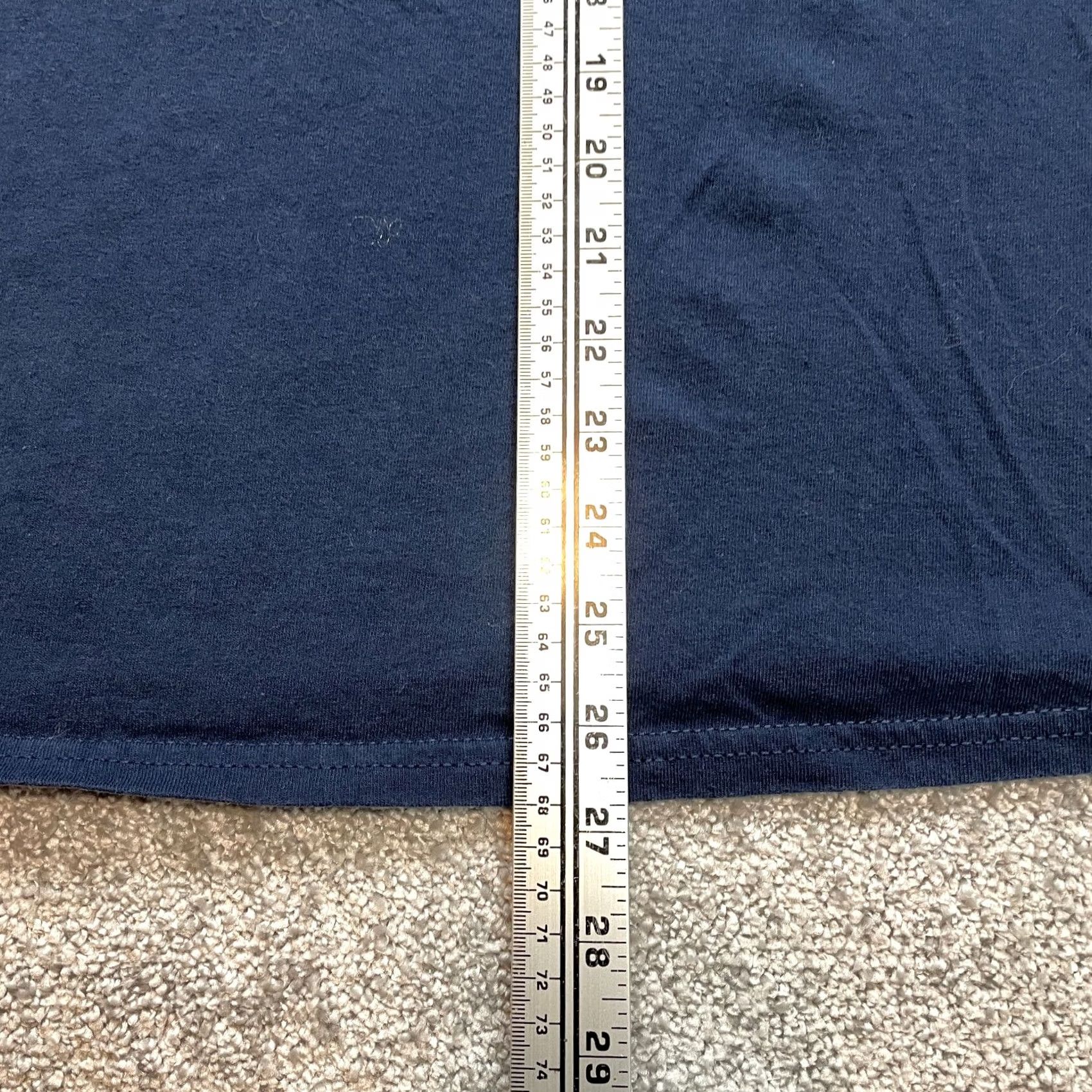 Gildan Gildan Heavy Cotton Shirt Adult XL Blue Year of the Water Tiger Graphic Tee Crew Neck Long Sleeve Logo All Seasons Regular Unisex T-Shirt Size US XL / EU 56 / 4 - 6 Thumbnail