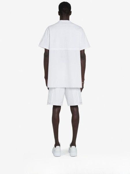 o1srvl11e0226 Cargo Shorts In White